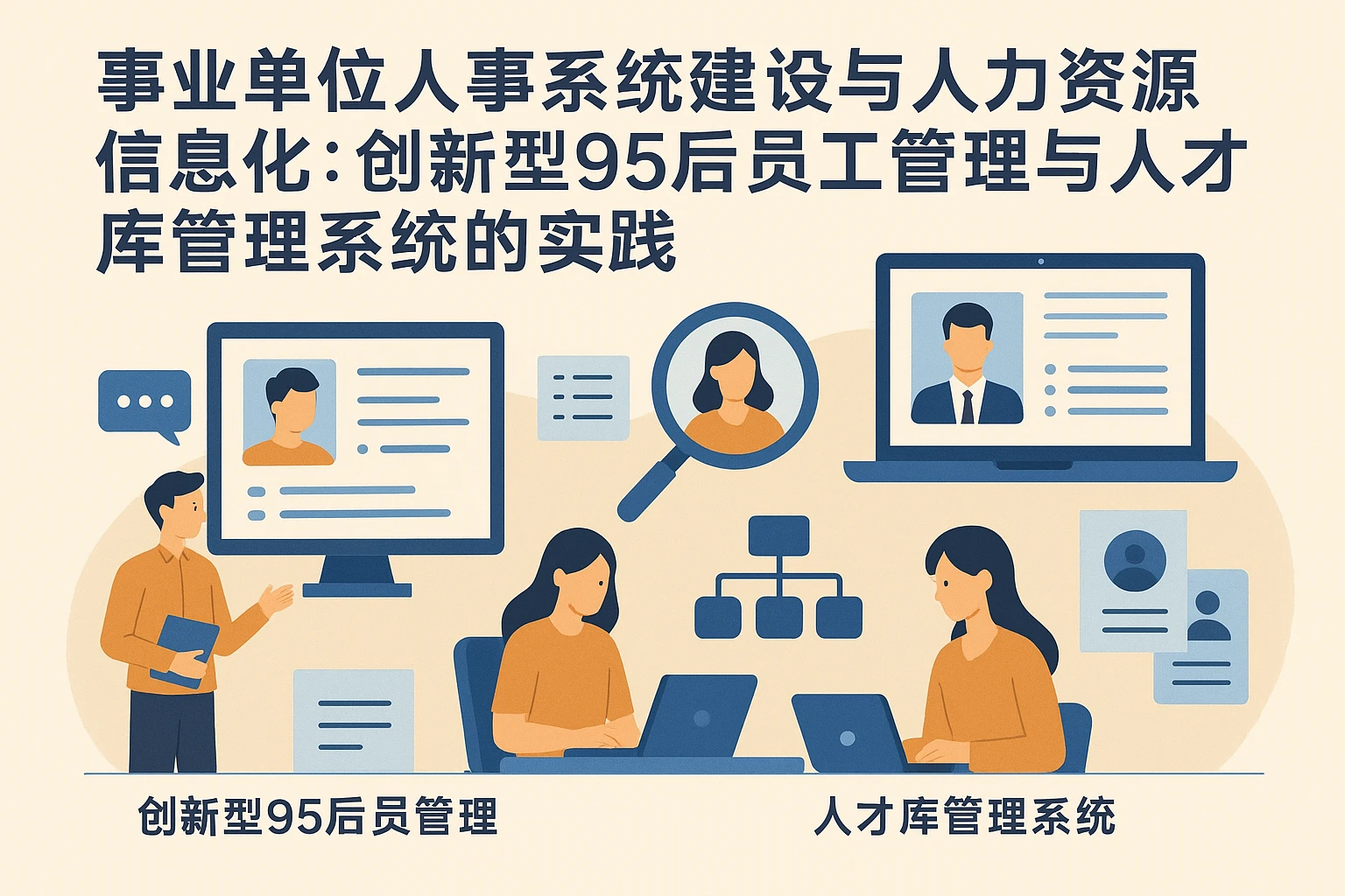 事业单位人事系统建设与人力资源信息化：创新型95后员工管理与人才库管理系统的实践