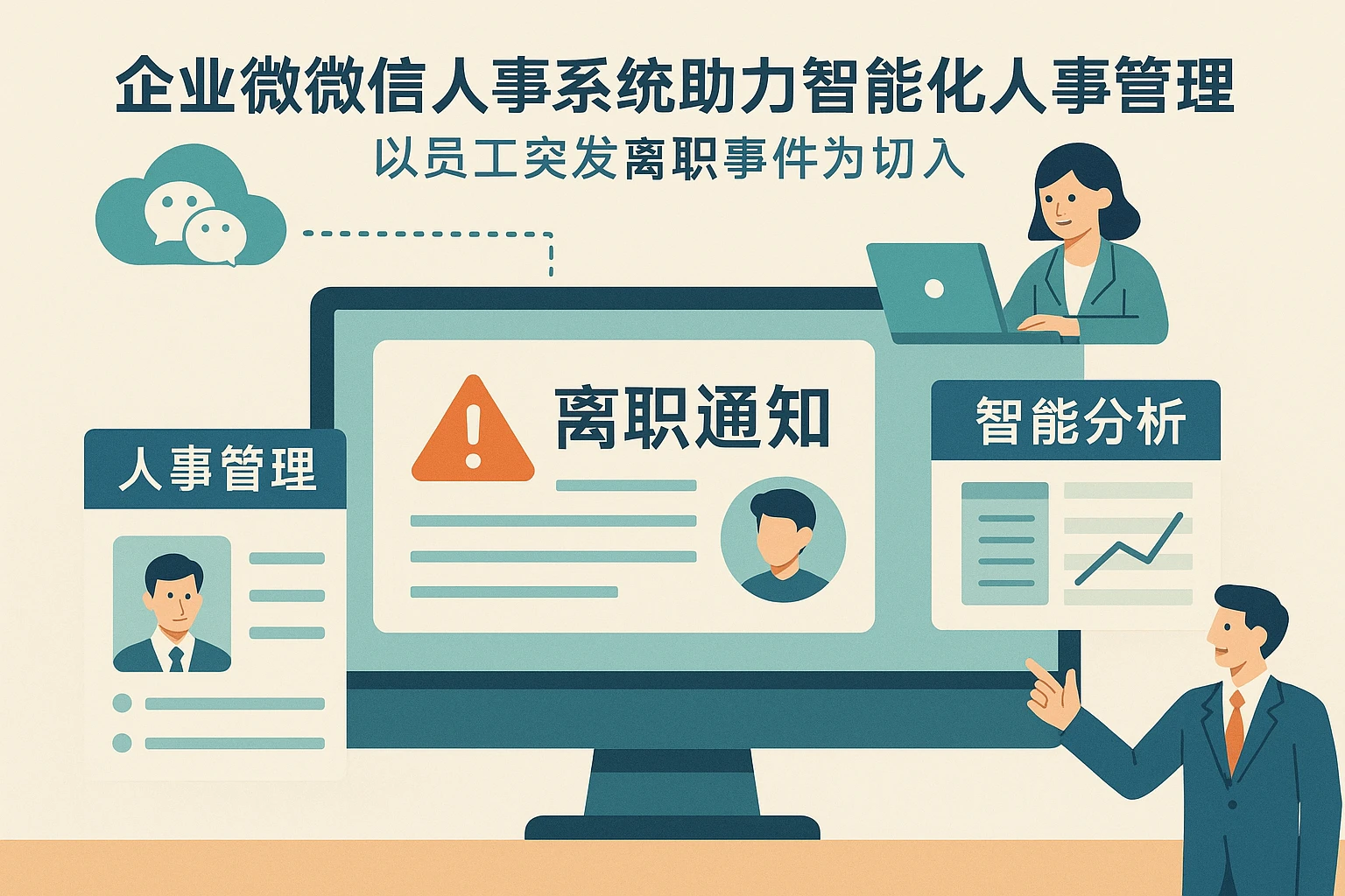 企业微信人事系统助力智能化人事管理——以员工突发离职事件为切入