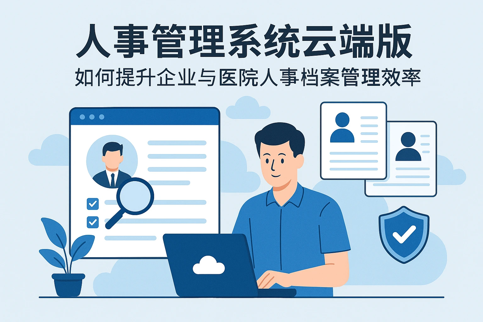 人事管理系统云端版如何提升企业与医院人事档案管理效率
