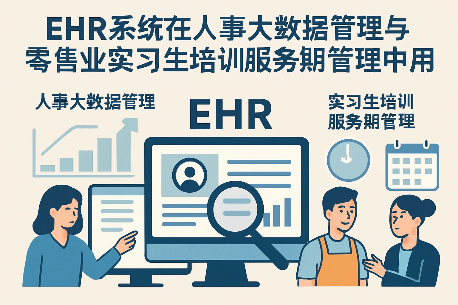 EHR系统在人事大数据管理与零售业实习生培训服务期管理中的应用