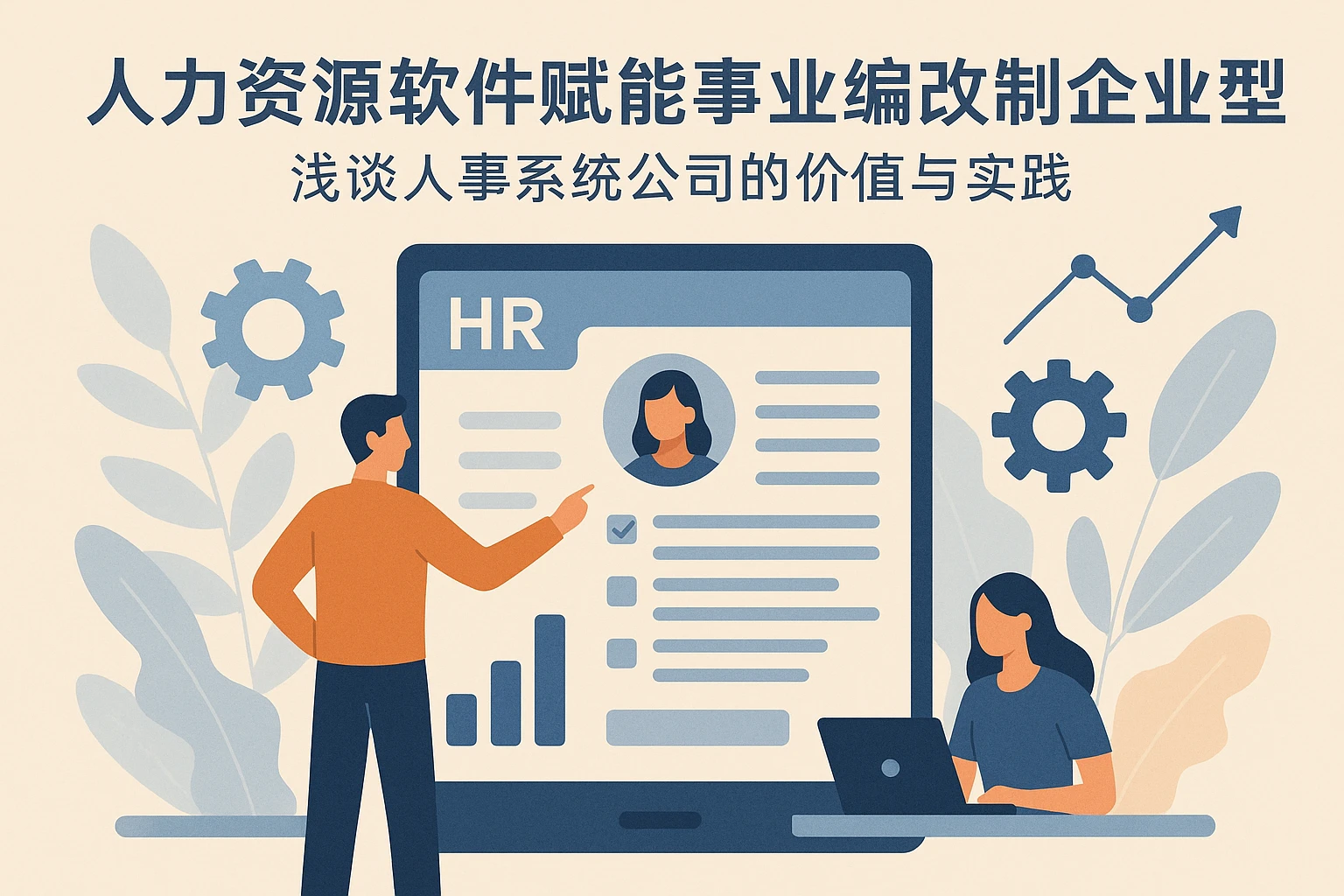 人力资源软件赋能事业编改制企业转型：浅谈人事系统公司的价值与实践