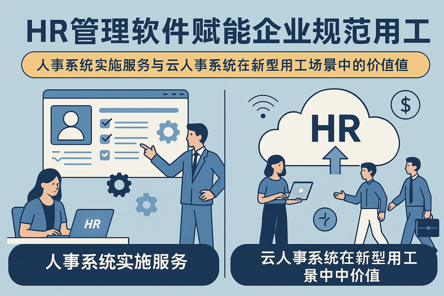 HR管理软件赋能企业规范用工——人事系统实施服务与云人事系统在新型用工场景中的价值
