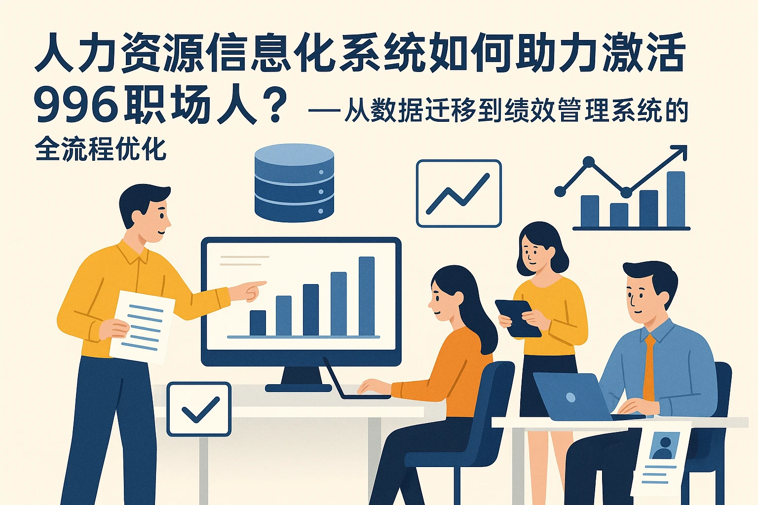 人力资源信息化系统如何助力激活996职场人？——从数据迁移到绩效管理系统的全流程优化