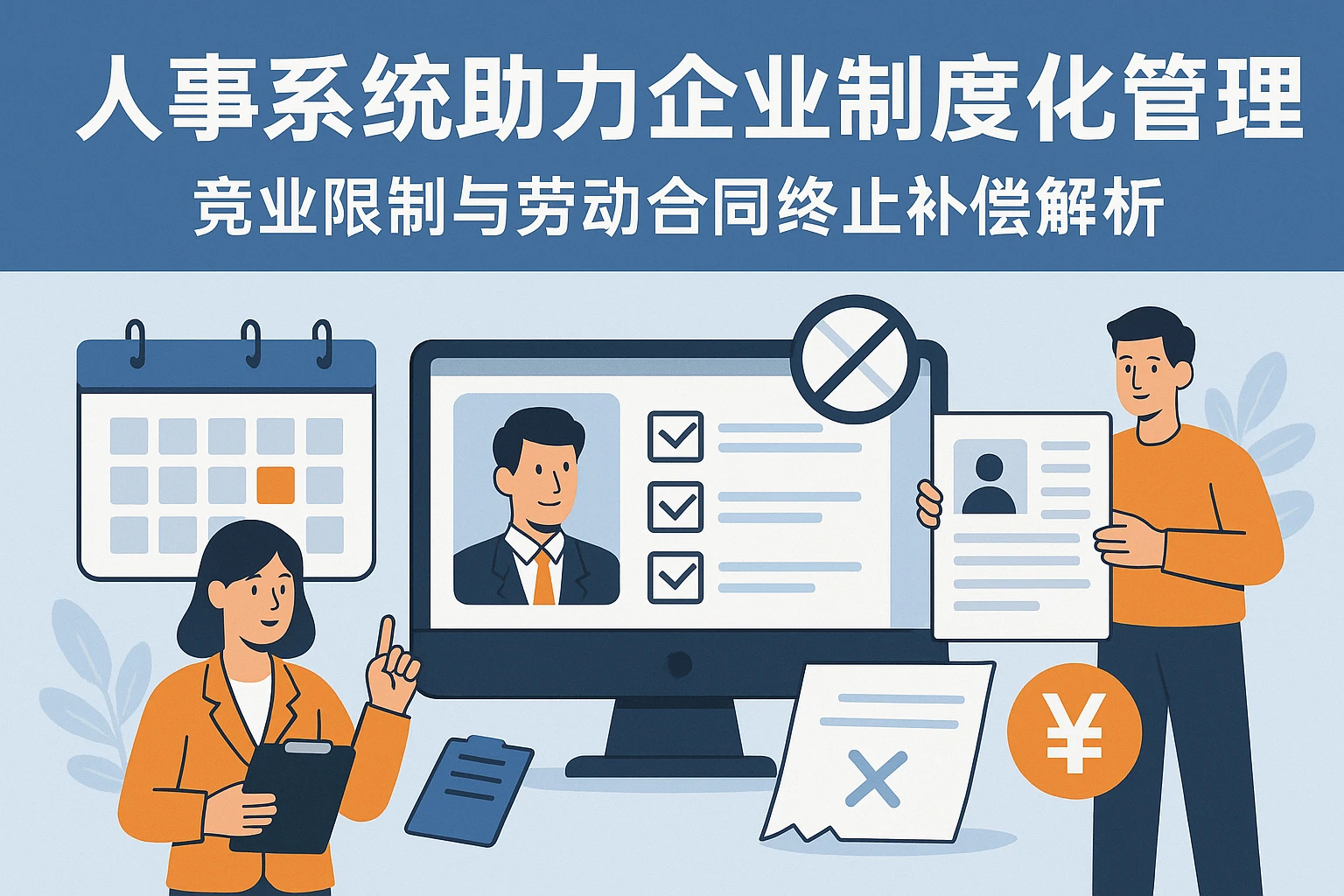人事系统助力企业制度化管理——竞业限制与劳动合同终止补偿解析