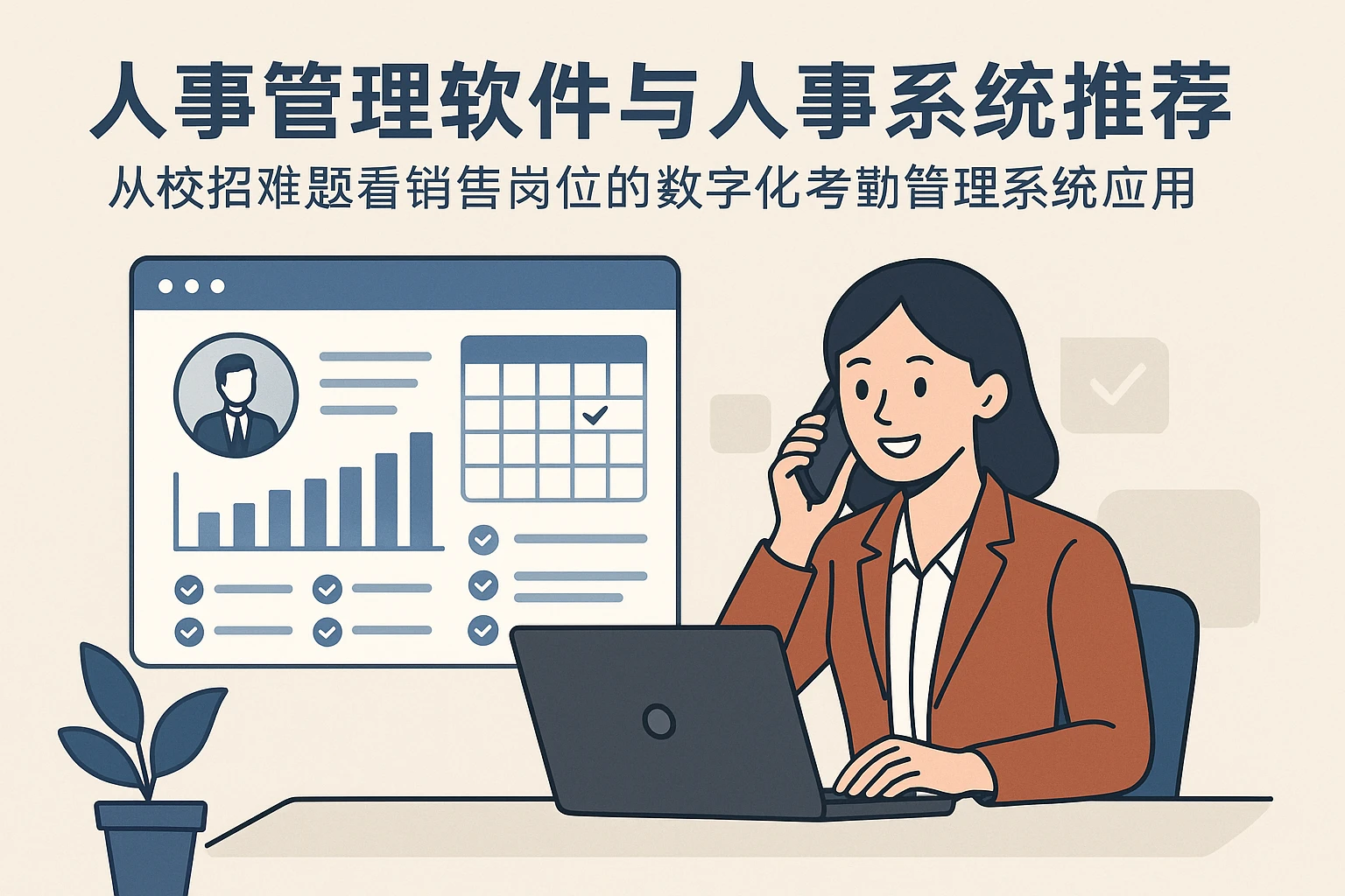 人事管理软件与人事系统推荐：从校招难题看销售岗位的数字化考勤管理系统应用