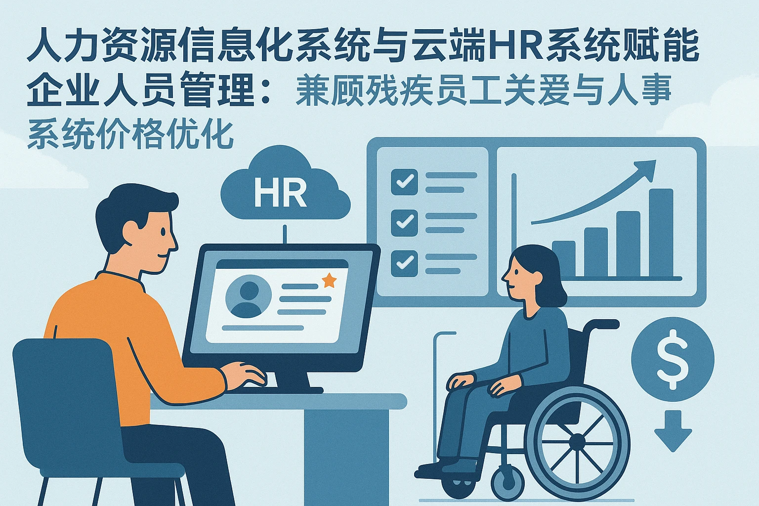 人力资源信息化系统与云端HR系统赋能企业人员管理：兼顾残疾员工关爱与人事系统价格优化