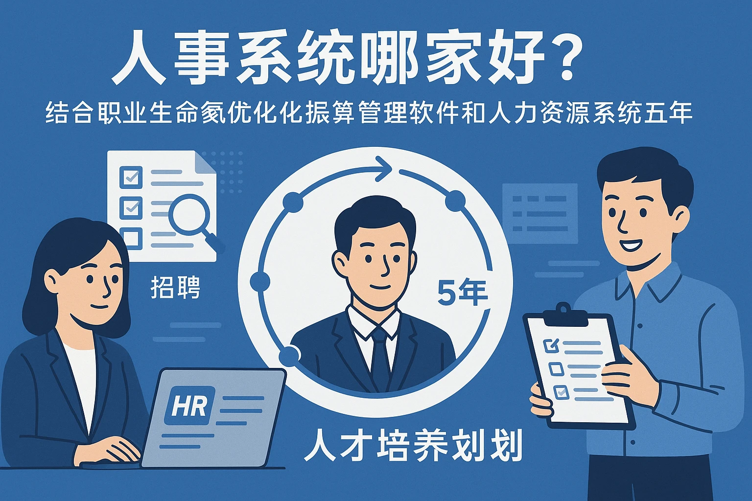 人事系统哪家好？结合职业生命周期优化招聘管理软件与人力资源系统的五年人才培养规划