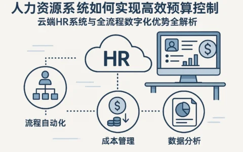 人力资源系统如何实现高效预算控制：云端HR系统与全流程数字化优势全解析