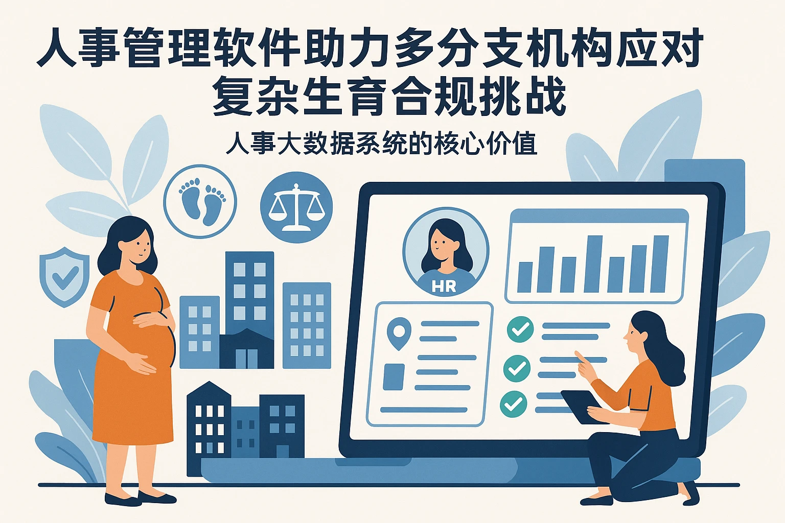 人事管理软件助力多分支机构应对复杂生育合规挑战——人事大数据系统的核心价值