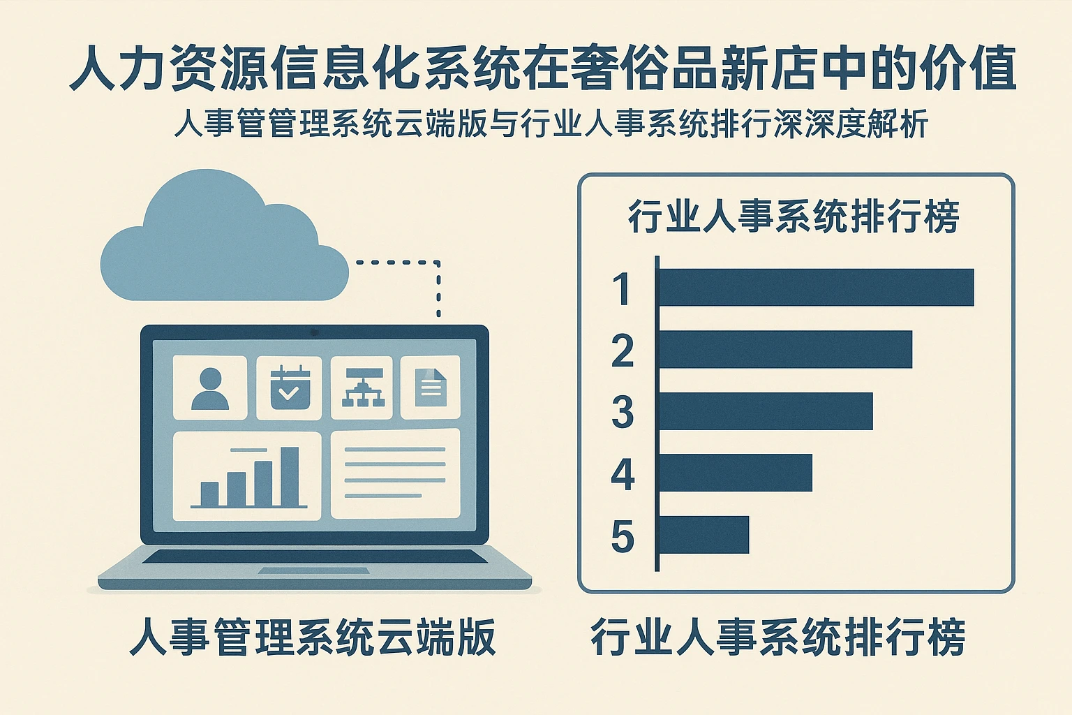 人力资源信息化系统在奢侈品新店中的价值：人事管理系统云端版与行业人事系统排行榜深度解析