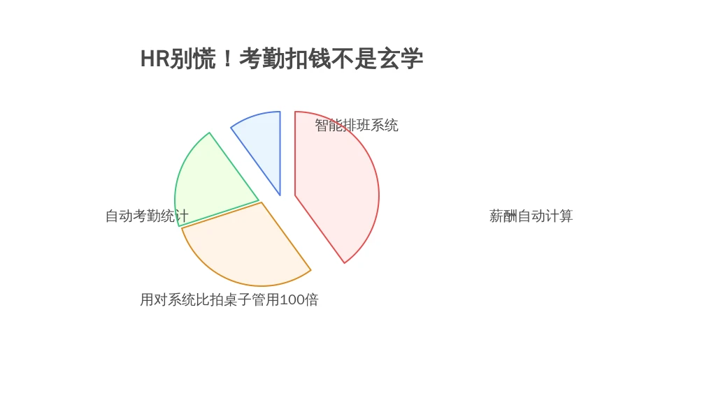 HR别慌！考勤扣钱不是玄学，用对系统比拍桌子管用100倍