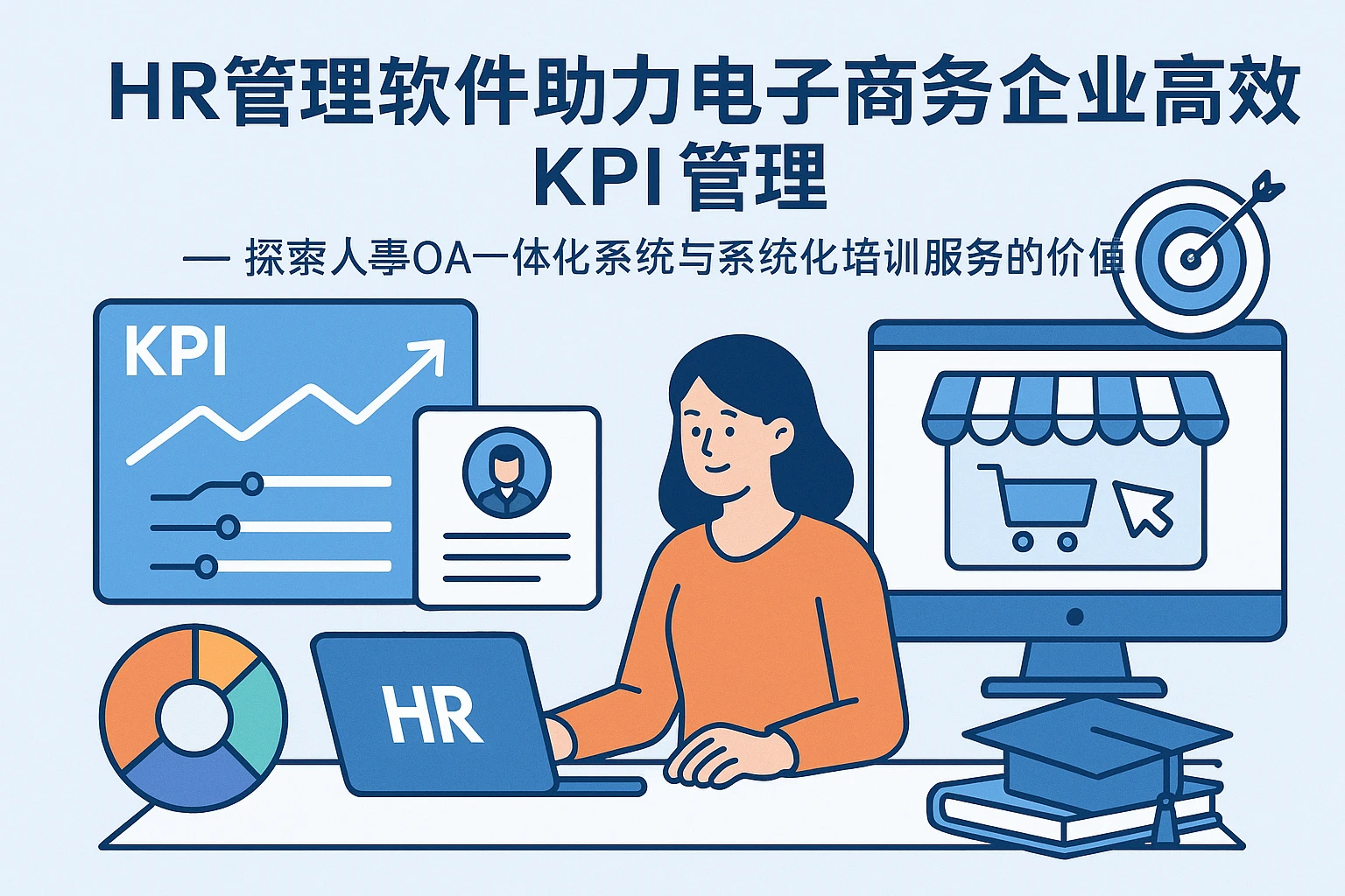 HR管理软件助力电子商务企业高效KPI管理 —— 探索人事OA一体化系统与系统化培训服务的价值
