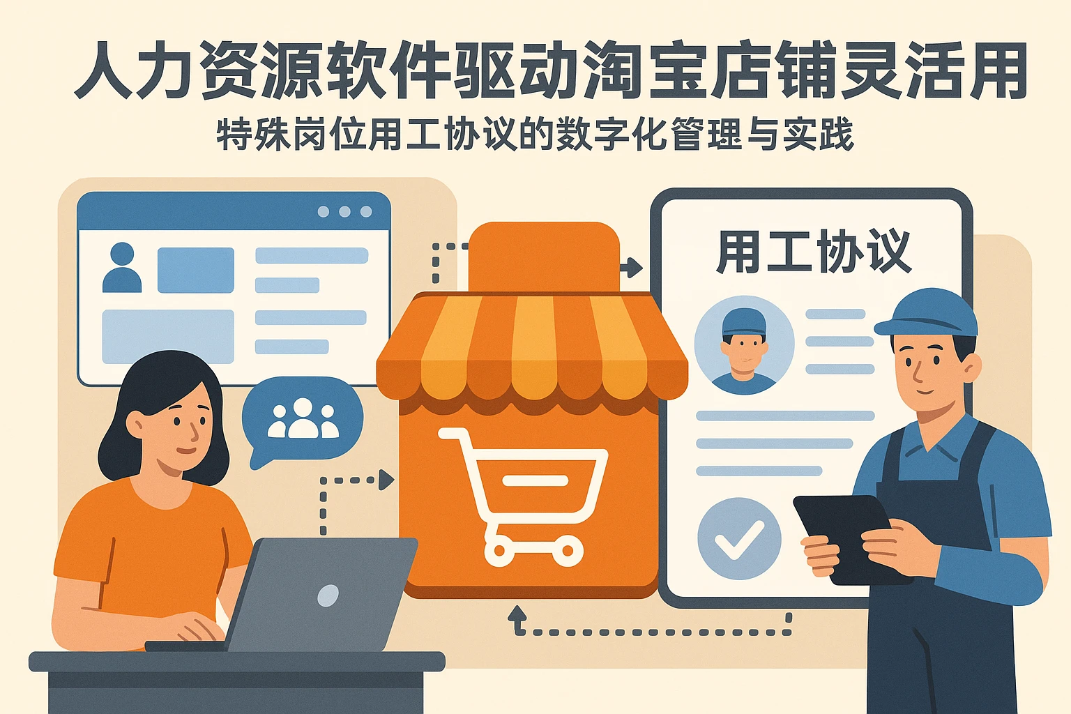 人力资源软件驱动淘宝店铺灵活用工：特殊岗位用工协议的数字化管理与实践