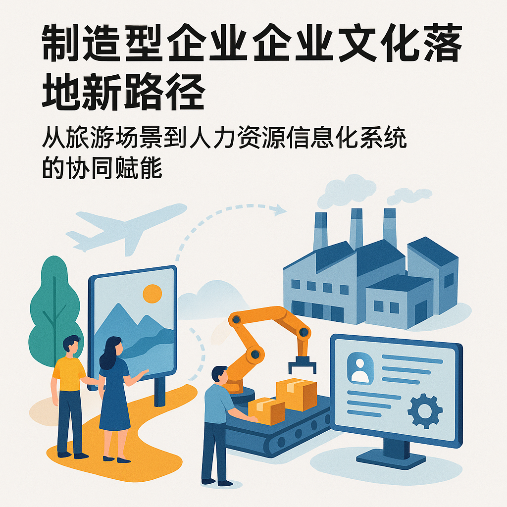 制造型企业企业文化落地新路径：从旅游场景到人力资源信息化系统的协同赋能
