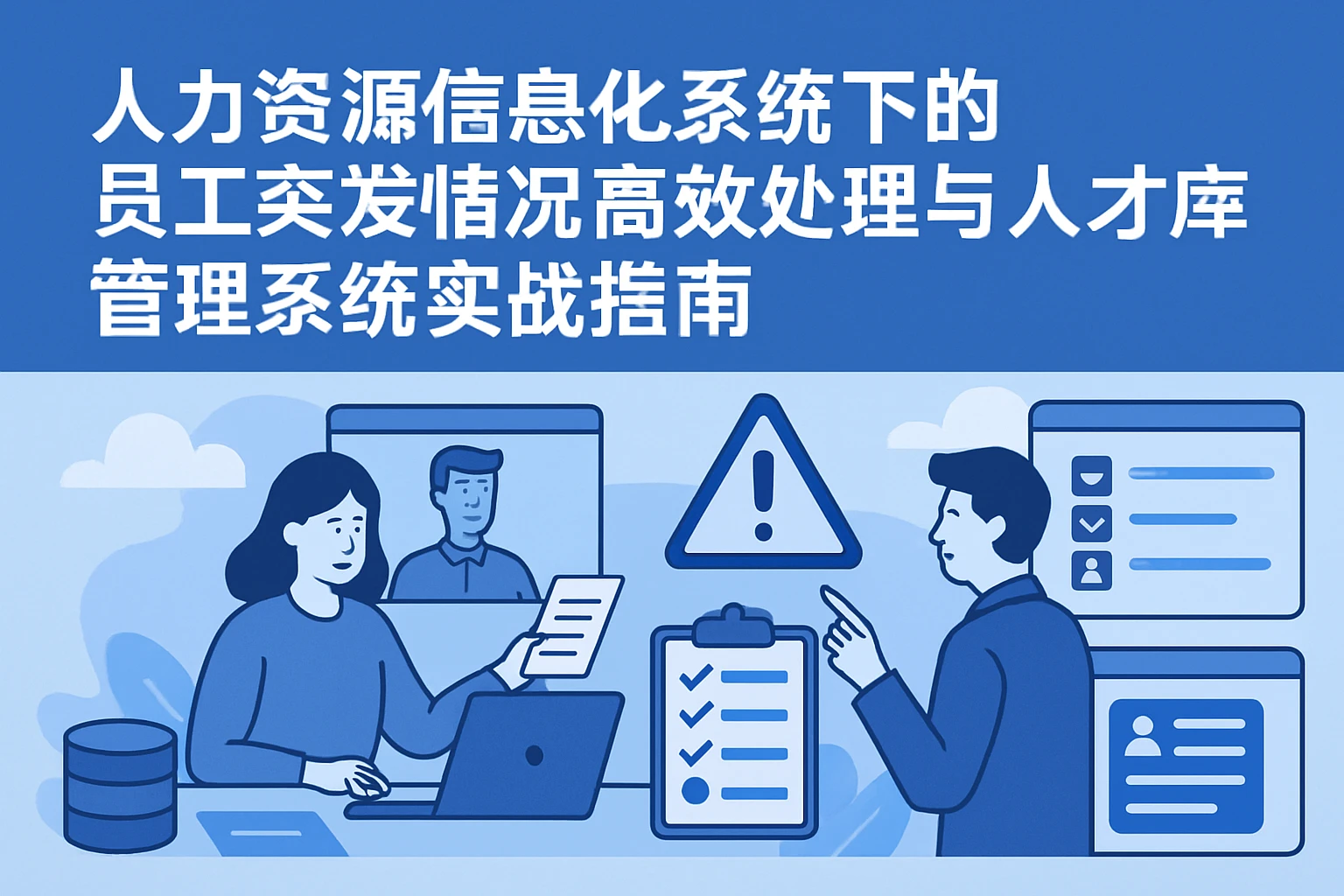 人力资源信息化系统下的员工突发情况高效处理与人才库管理系统实战指南