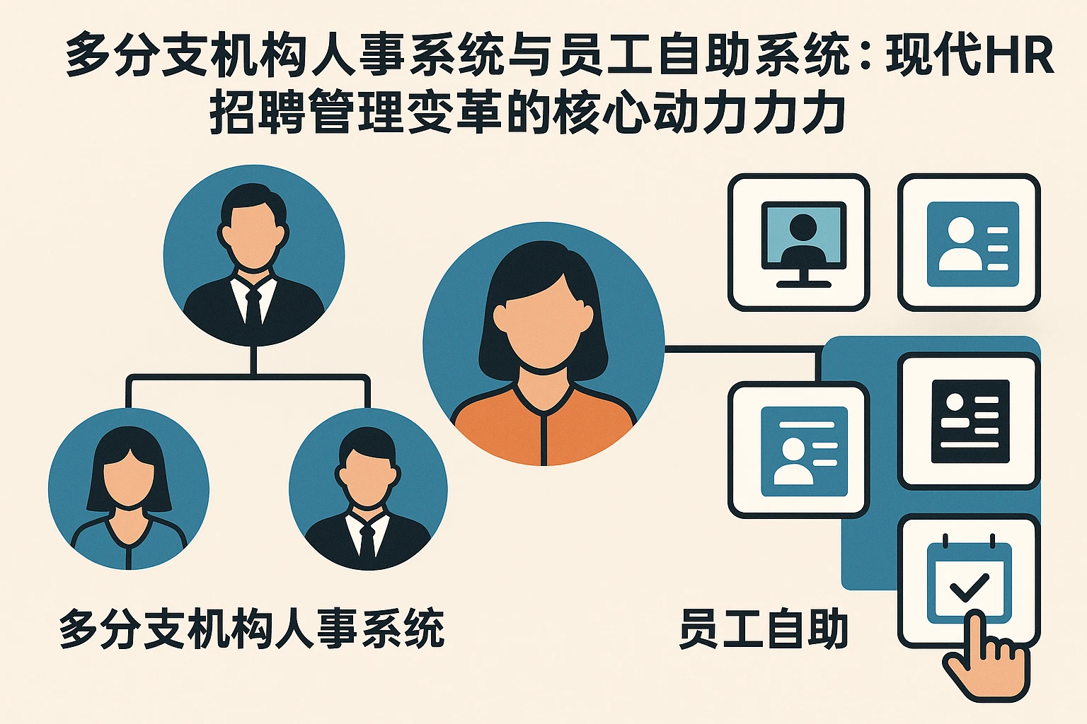 多分支机构人事系统与员工自助系统：现代HR招聘管理变革的核心动力