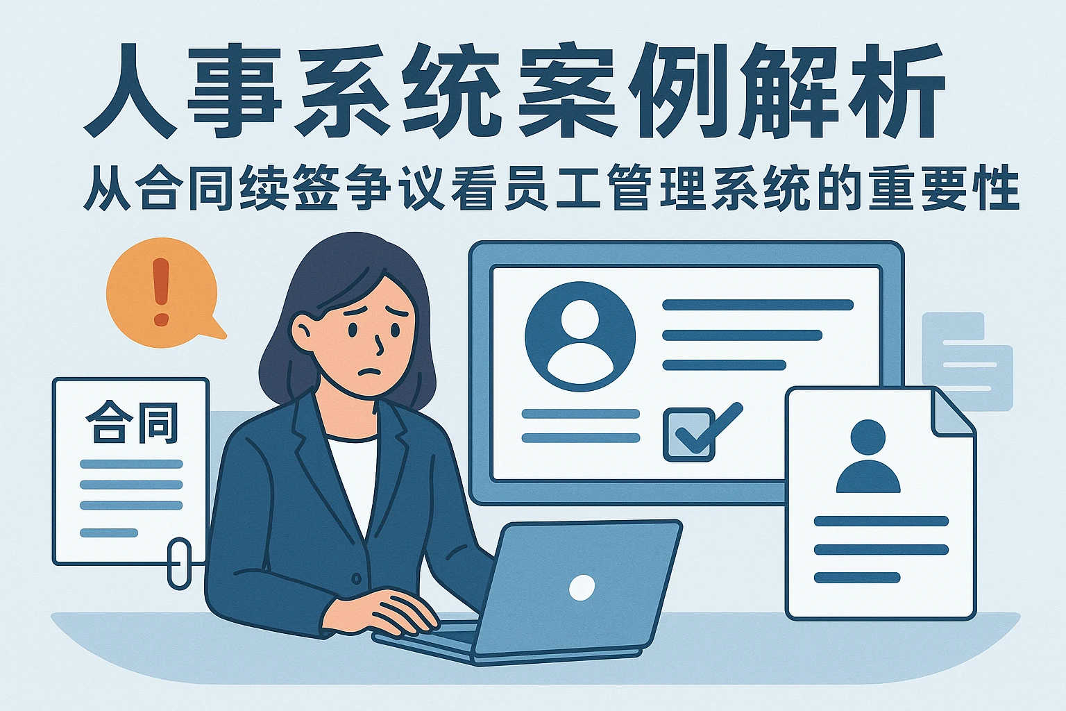 人事系统案例解析：从合同续签争议看员工管理系统的重要性