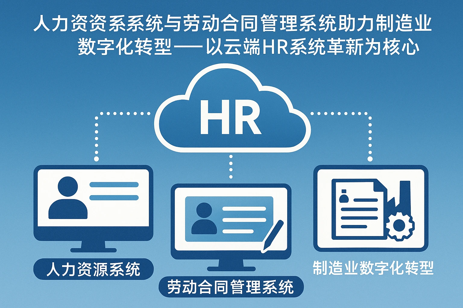 人力资源系统与劳动合同管理系统助力制造业数字化转型——以云端HR系统革新为核心