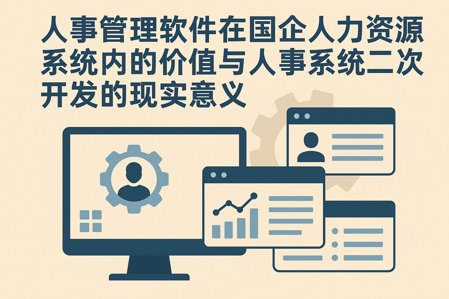 人事管理软件在国企人力资源系统内的价值与人事系统二次开发的现实意义