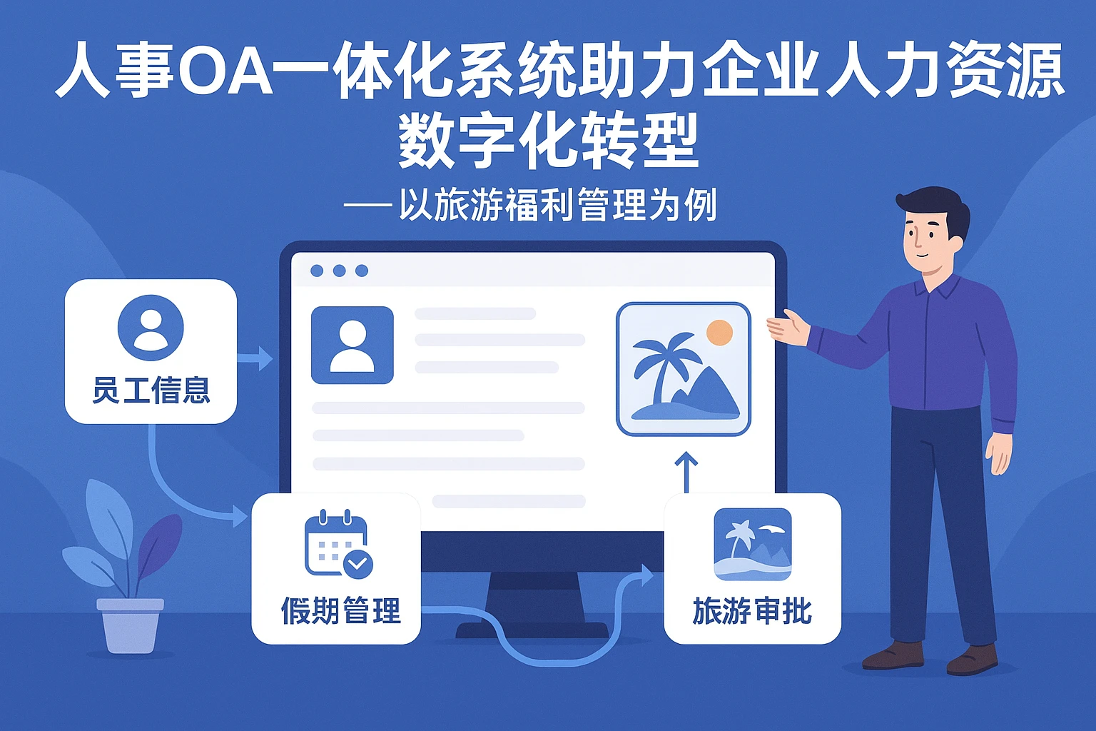 人事OA一体化系统助力企业人力资源数字化转型 —— 以旅游福利管理为例