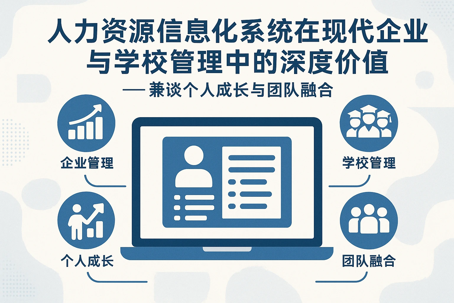 人力资源信息化系统在现代企业与学校管理中的深度价值——兼谈个人成长与团队融合