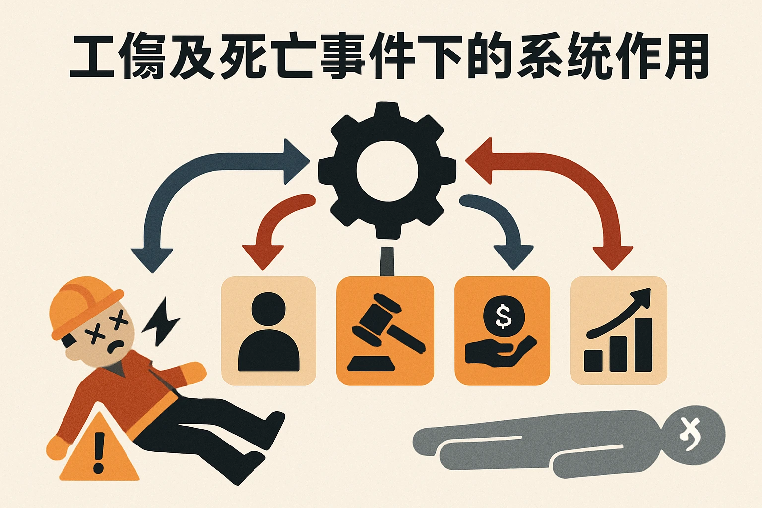 工伤及死亡事件下的系统作用