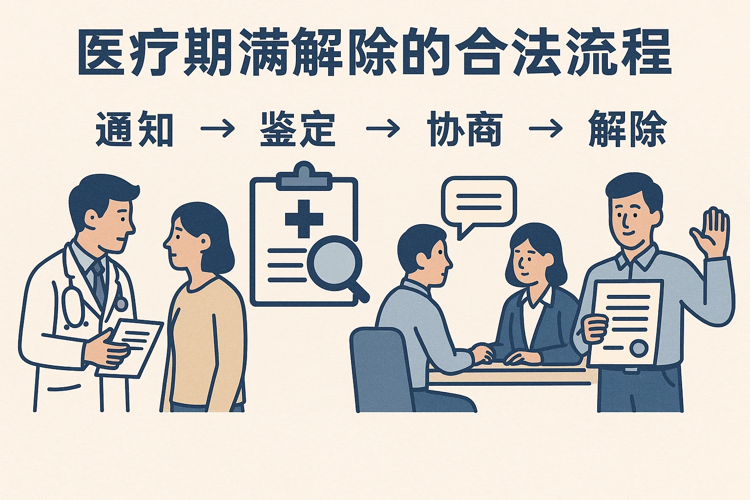 医疗期满解除的合法流程