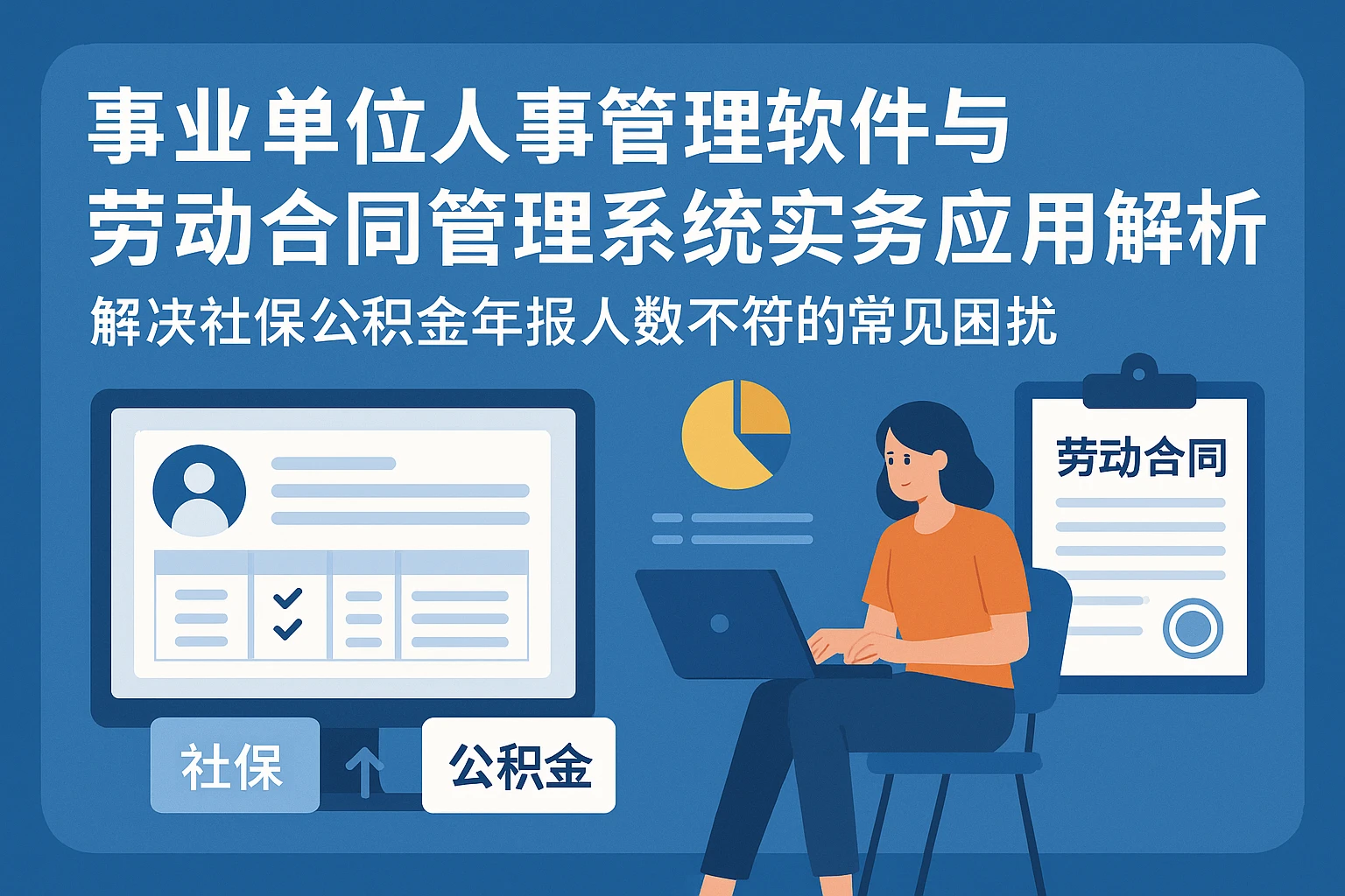 事业单位人事管理软件与劳动合同管理系统实务应用解析——解决社保公积金年报人数不符的常见困扰