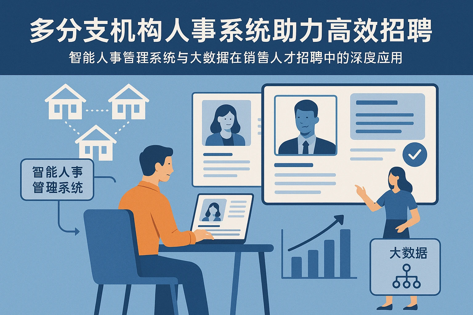 多分支机构人事系统助力高效招聘 —— 智能人事管理系统与大数据在销售人才招聘中的深度应用