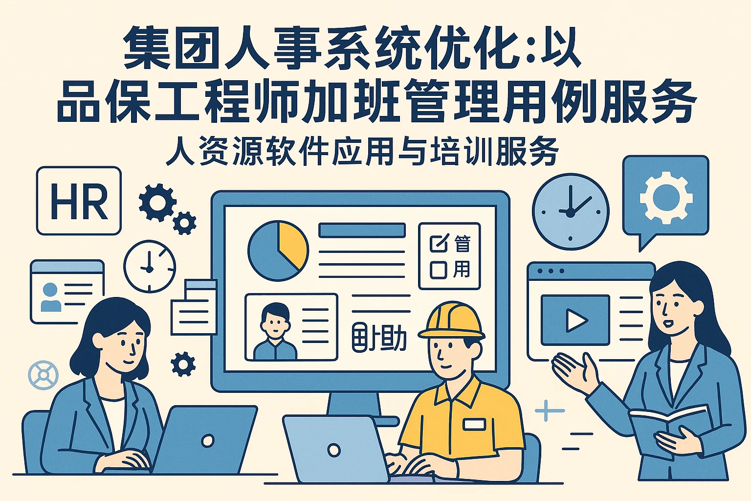 集团人事系统优化：以品保工程师加班管理为例的人力资源软件应用与培训服务