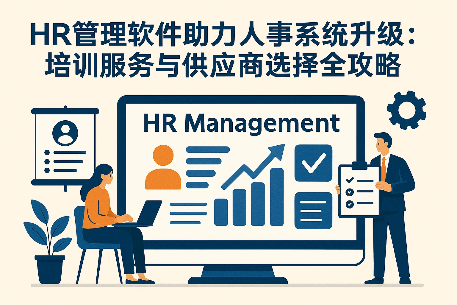 HR管理软件助力人事系统升级：培训服务与供应商选择全攻略