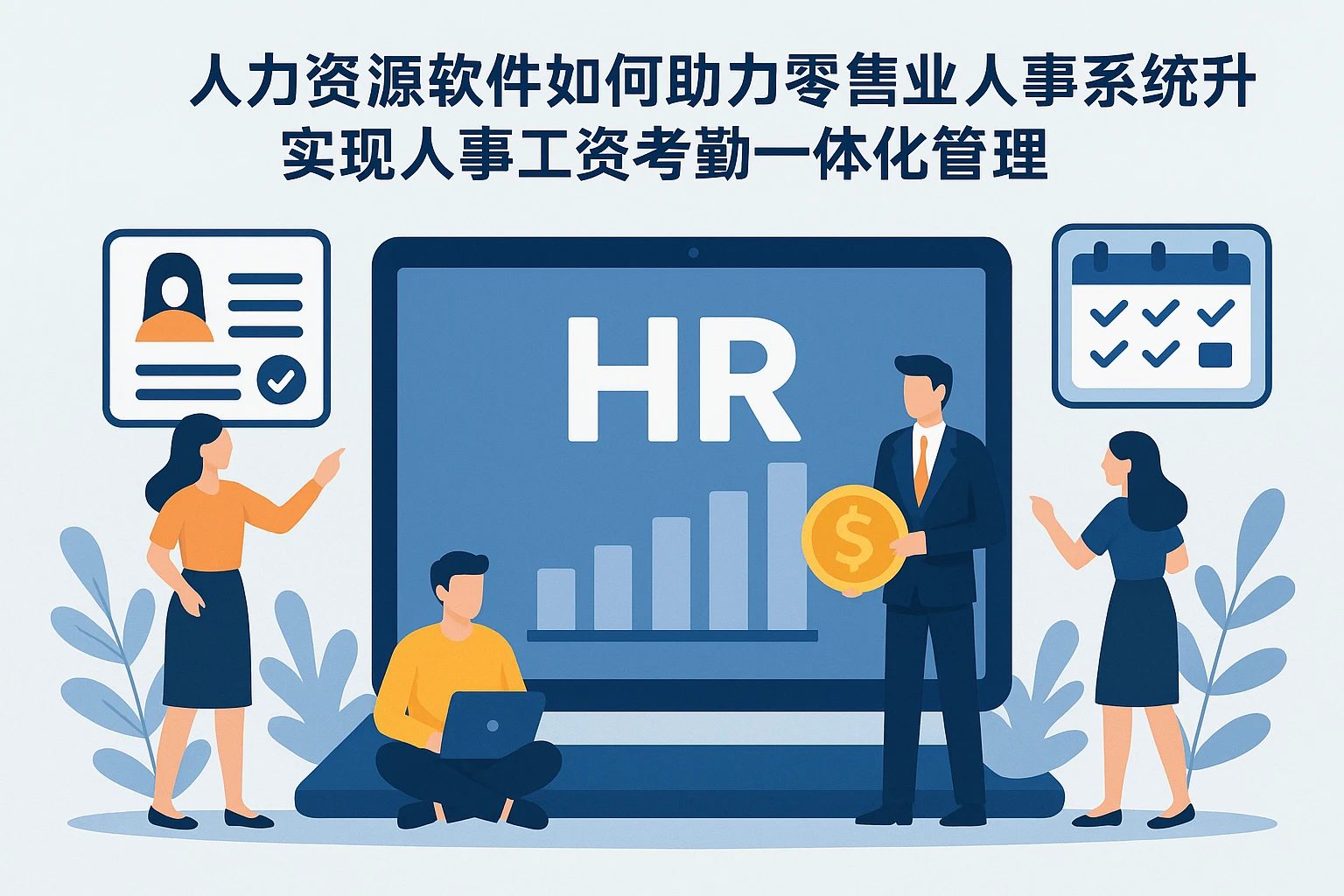 人力资源软件如何助力零售业人事系统升级，实现人事工资考勤一体化管理