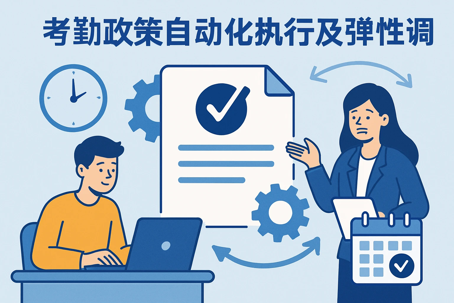 考勤政策自动化执行及弹性调整