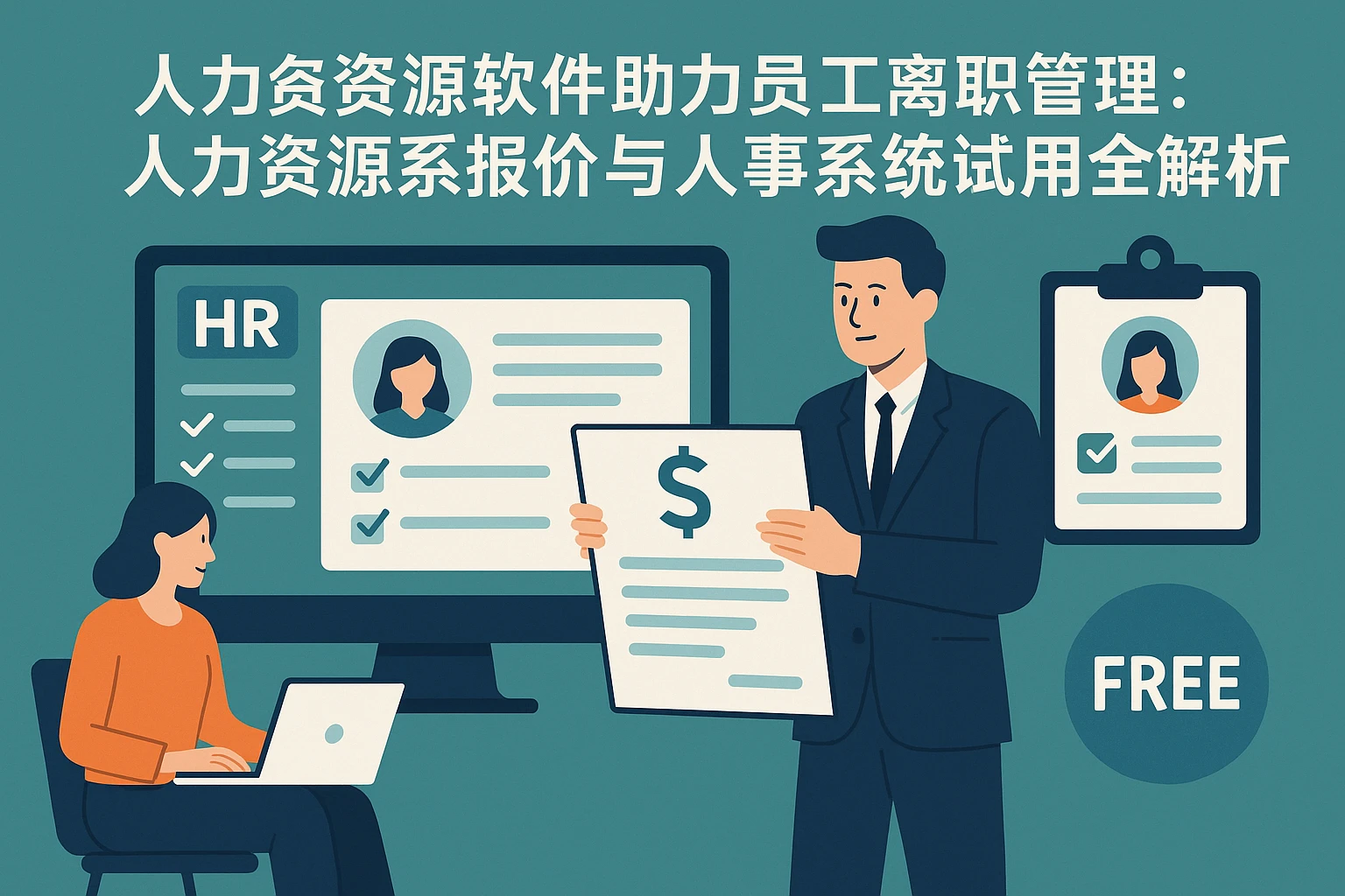 人力资源软件助力员工离职管理：人力资源系统报价与人事系统试用全解析
