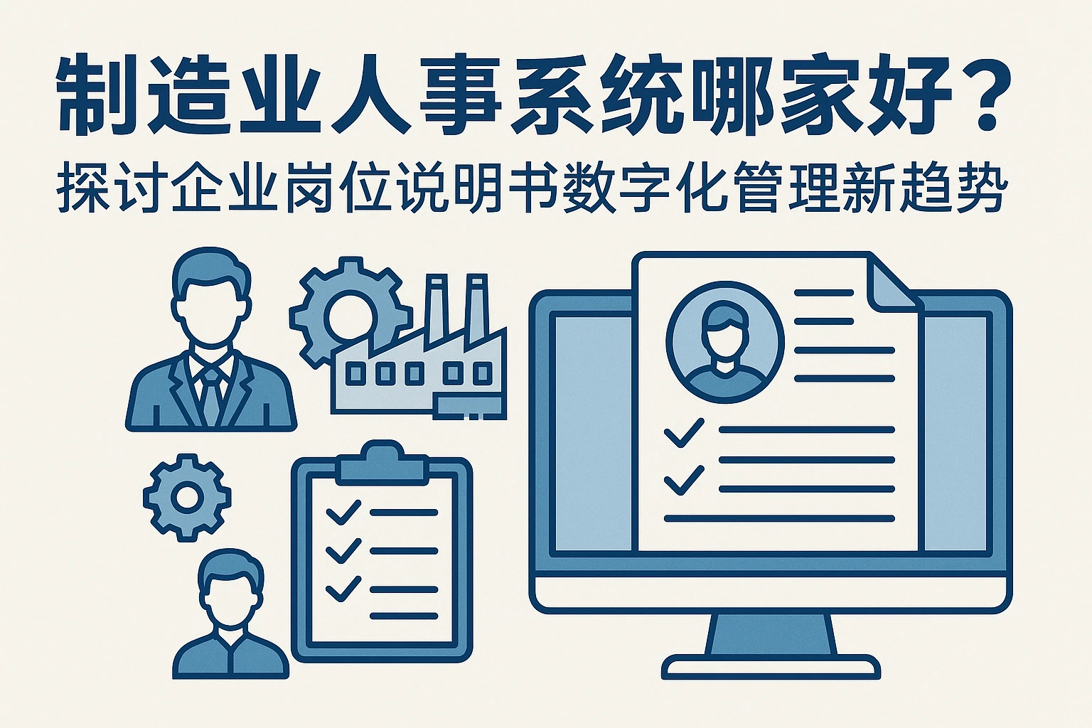 制造业人事系统哪家好？探讨企业岗位说明书数字化管理新趋势