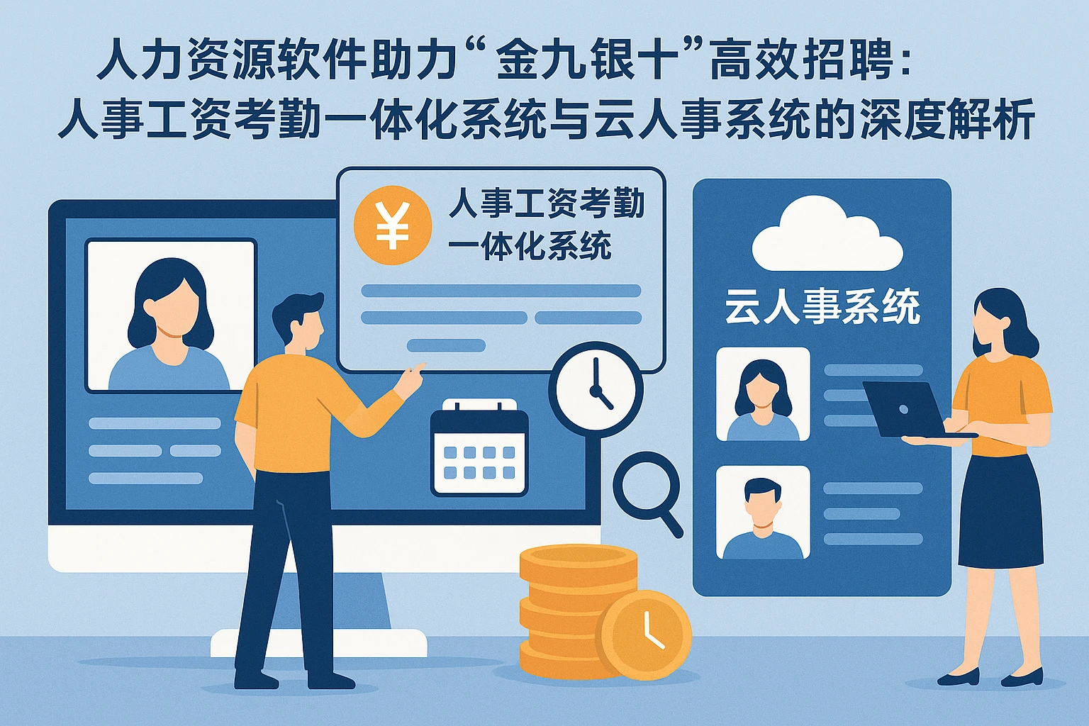人力资源软件助力“金九银十”高效招聘：人事工资考勤一体化系统与云人事系统的深度解析