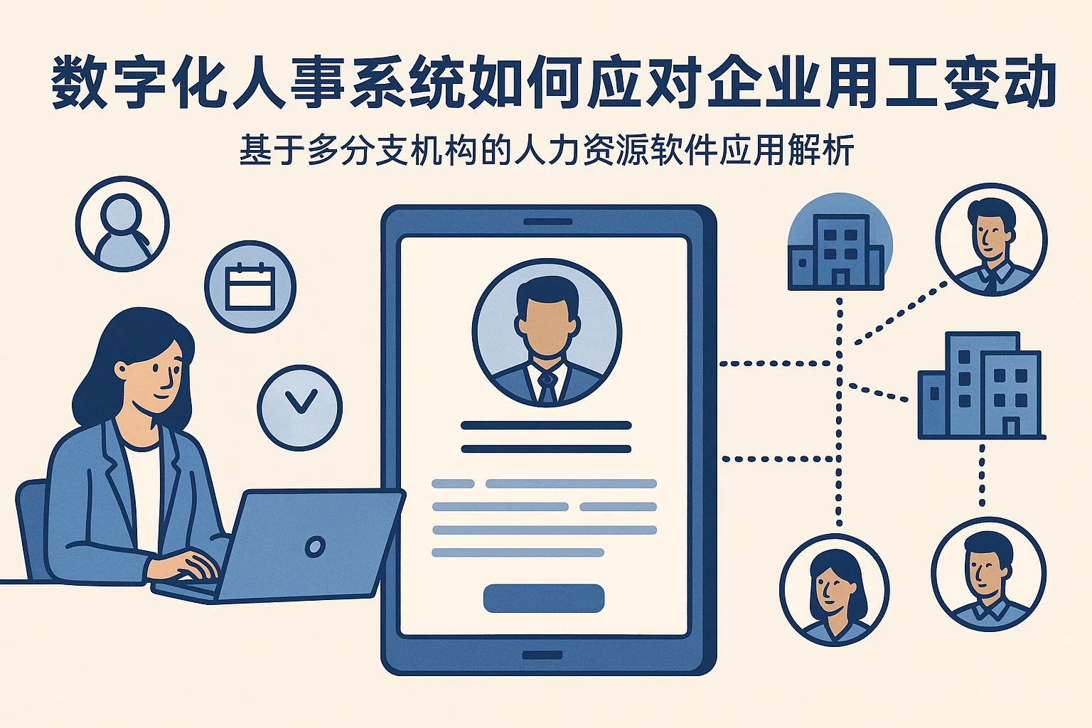 数字化人事系统如何应对企业用工变动——基于多分支机构的人力资源软件应用解析