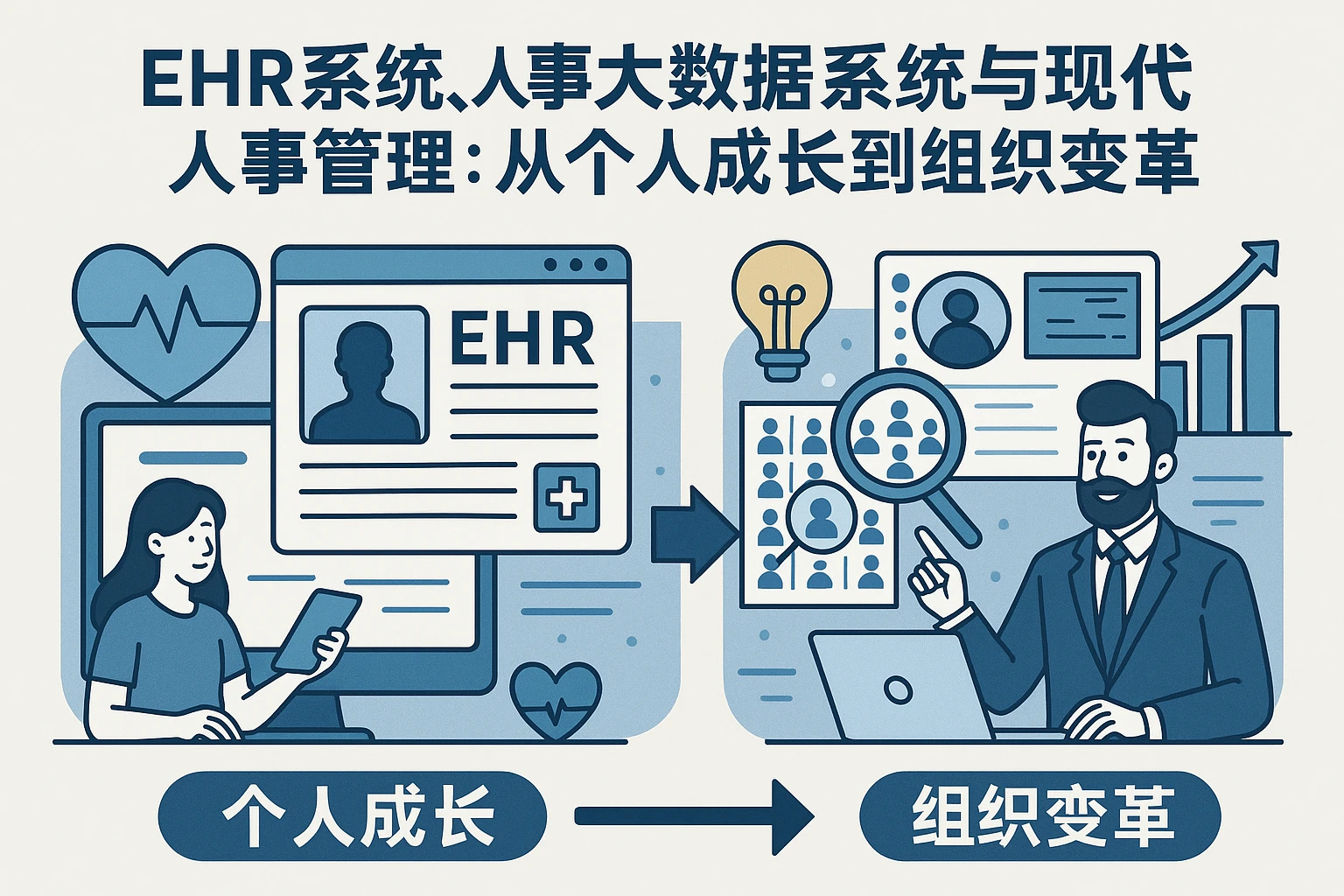 EHR系统、人事大数据系统与现代人事管理：从个人成长到组织变革