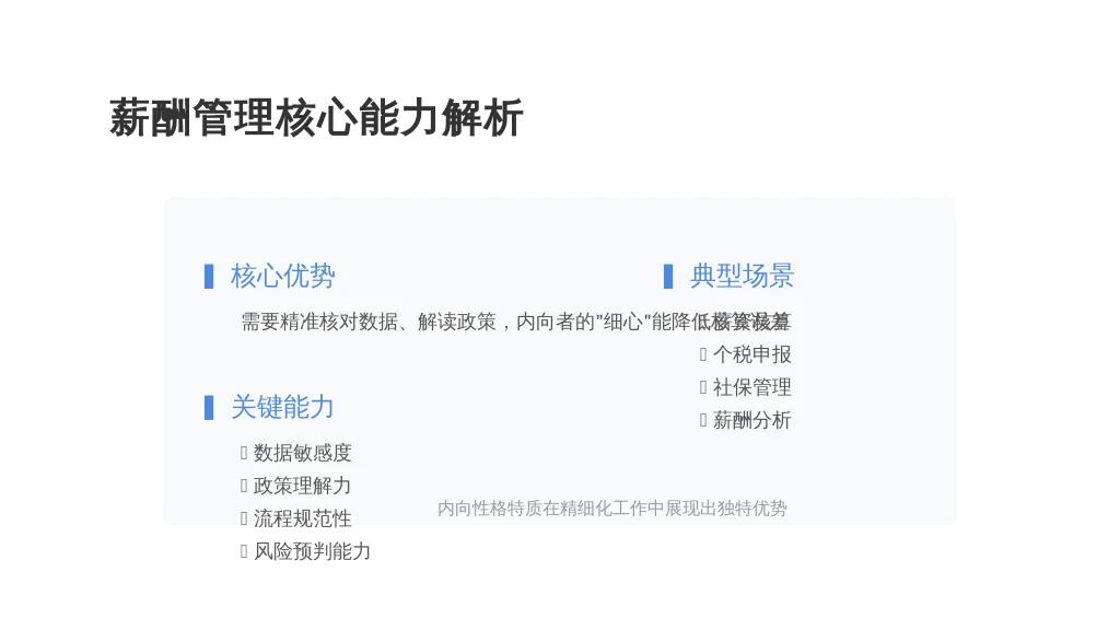 内向者的HR之路：六大模块选择指南与人事系统赋能方案