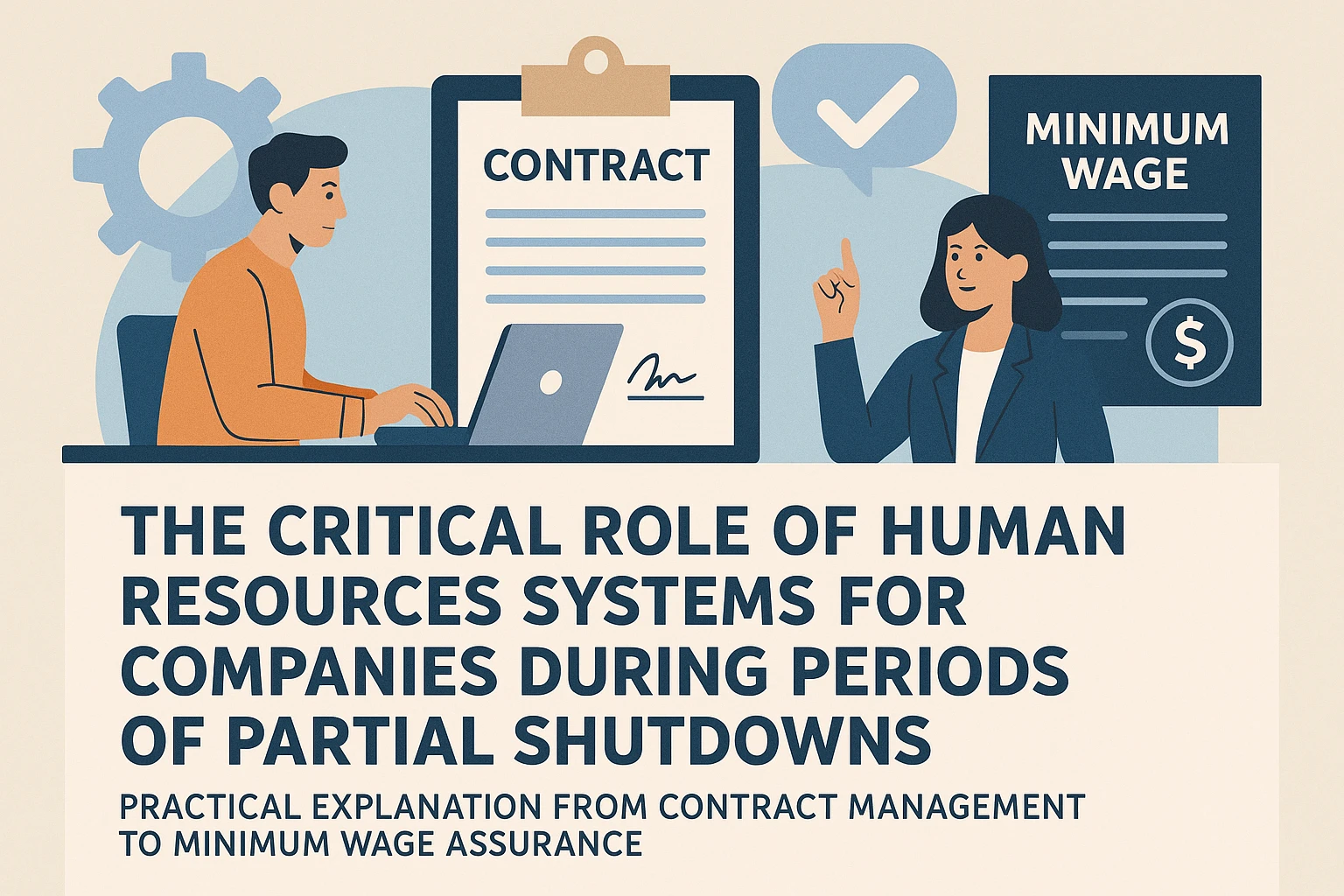 人力资源系统在企业半停产时期的关键作用——从合同管理到最低工资保障的实践解读