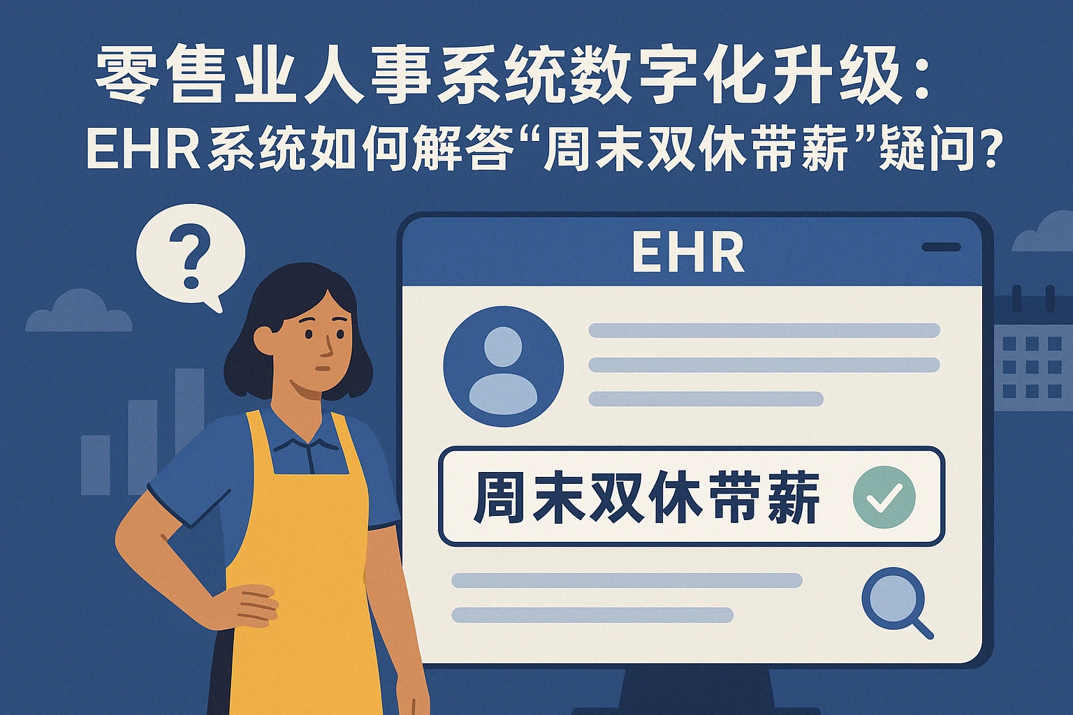 零售业人事系统数字化升级：EHR系统如何解答“周末双休带薪”疑问？