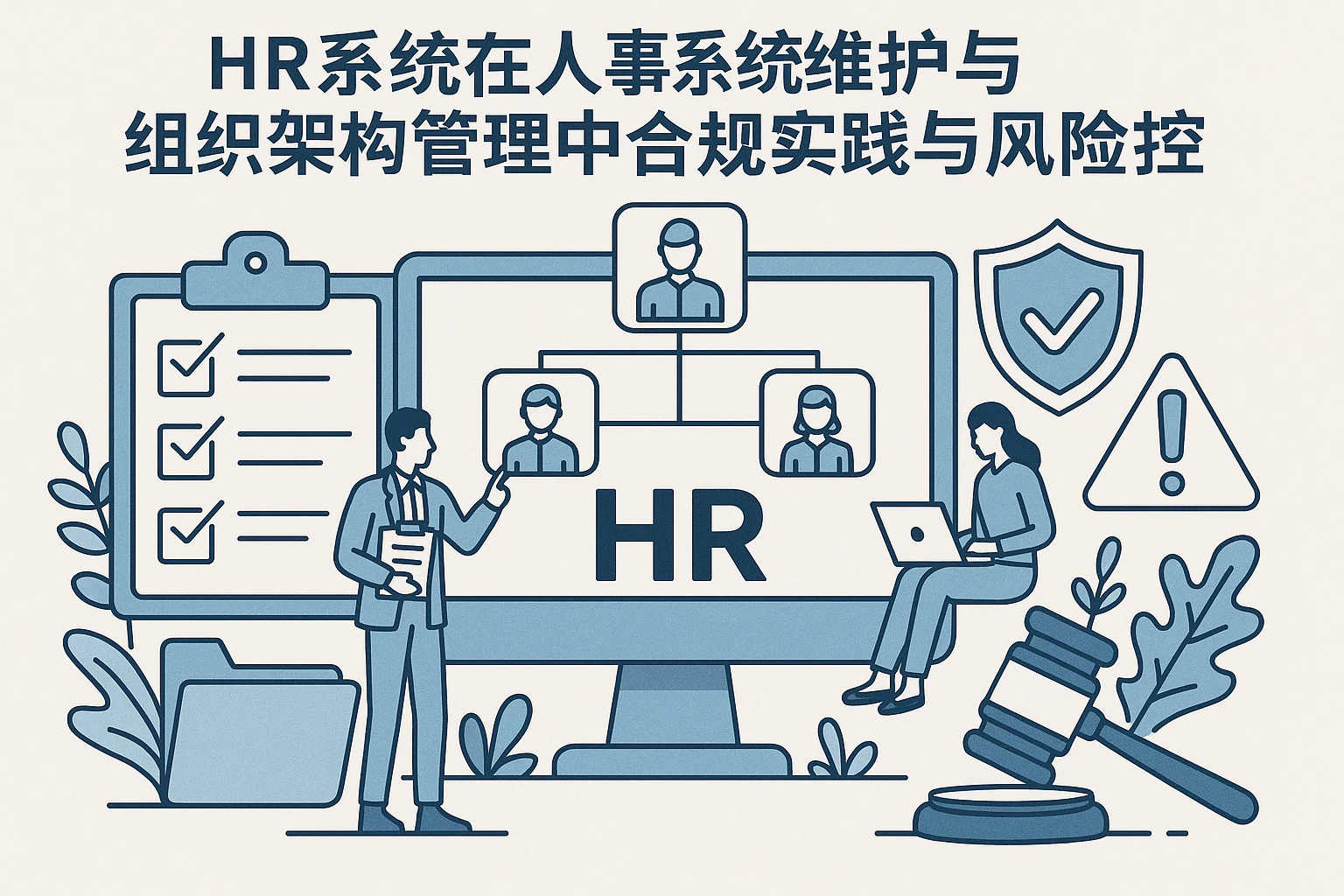 HR系统在人事系统维护与组织架构管理中的合规实践与风险防控