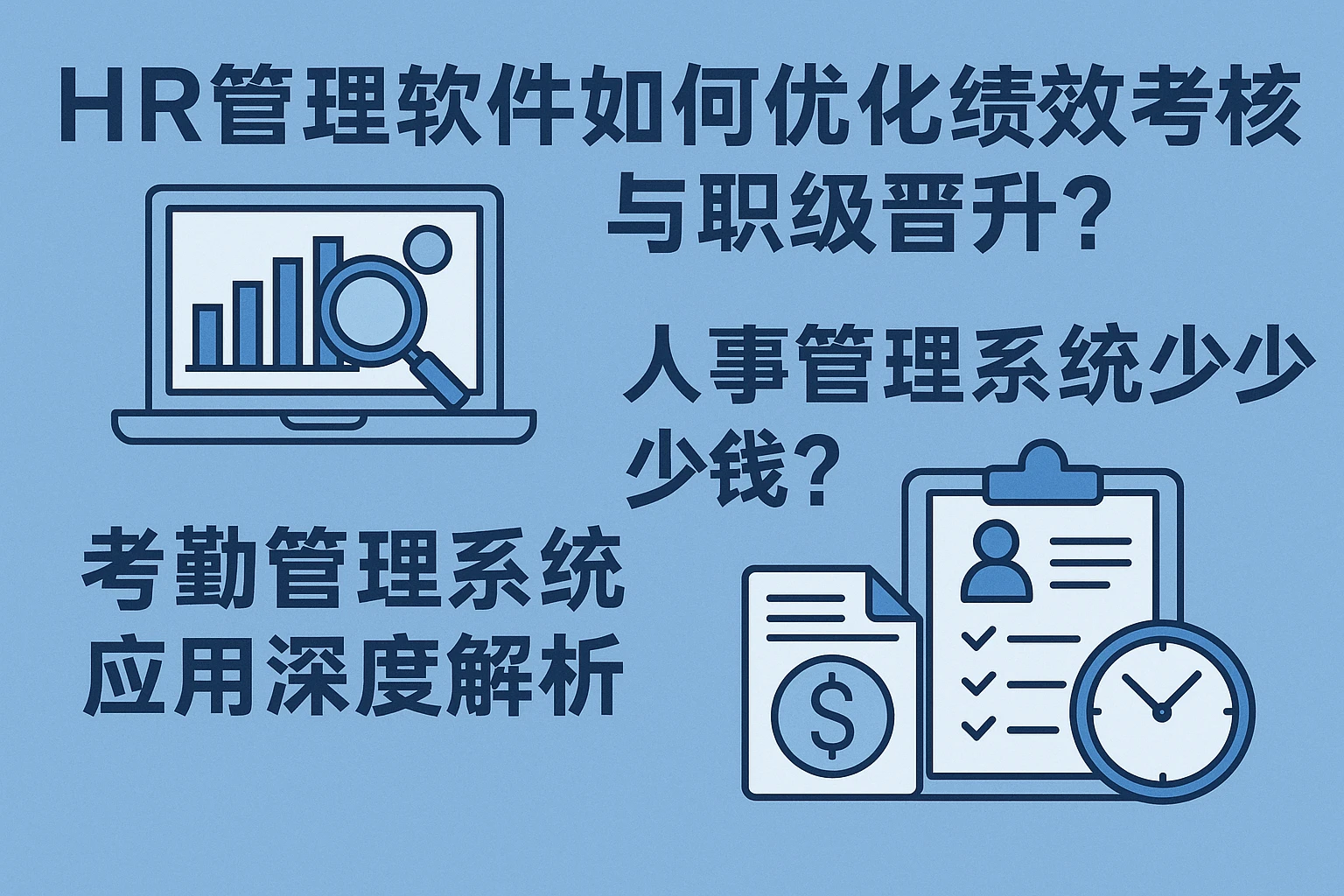 HR管理软件如何优化绩效考核与职级晋升？人事管理系统多少钱及考勤管理系统应用深度解析