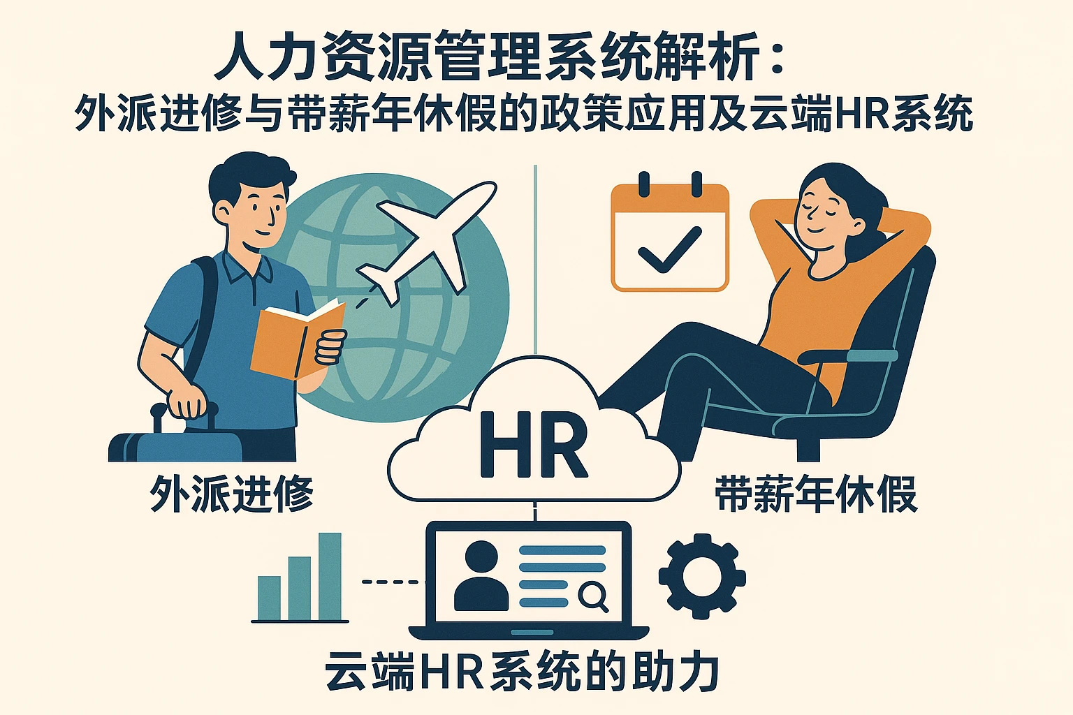 人力资源管理系统解析：外派进修与带薪年休假的政策应用及云端HR系统的助力