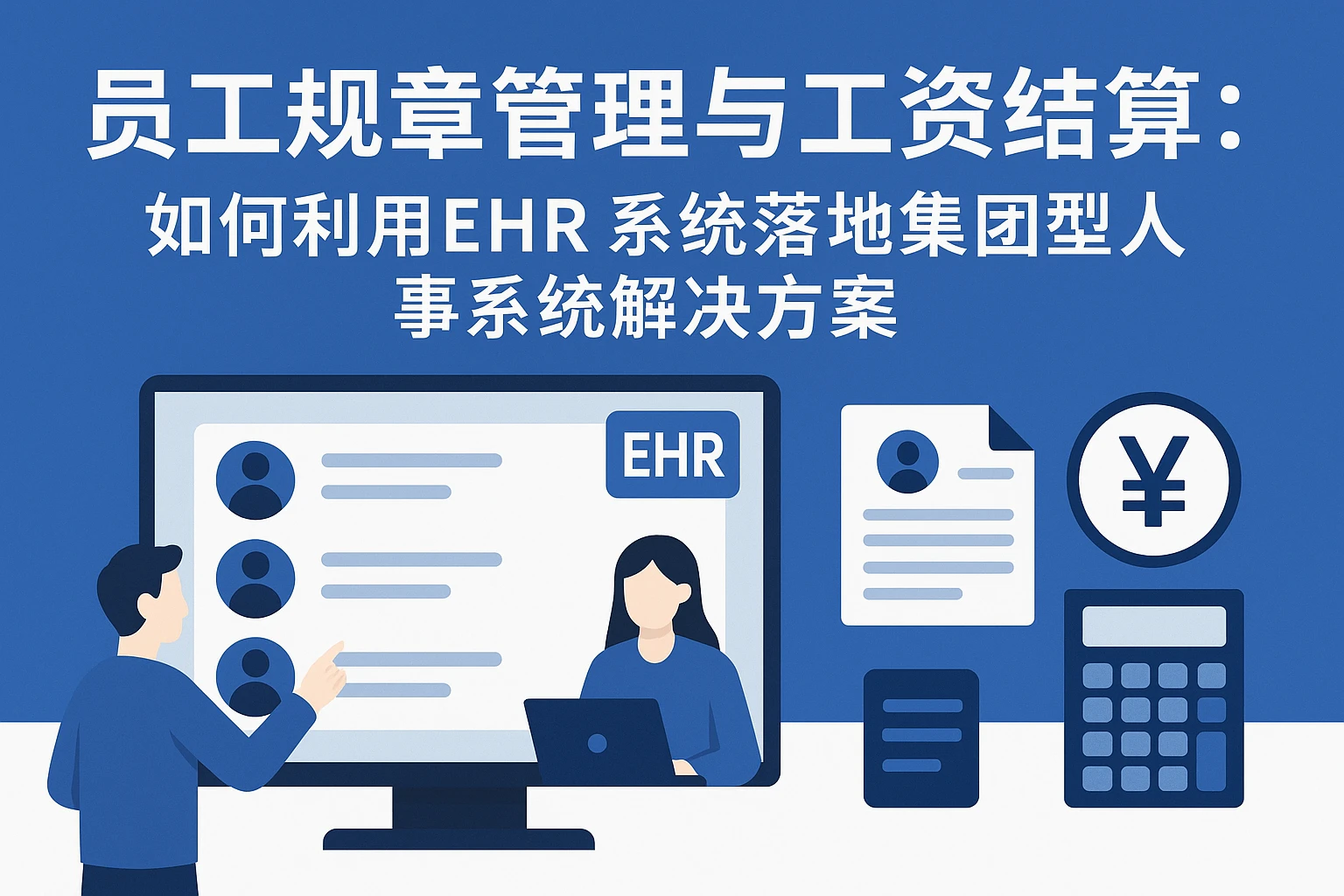 员工规章管理与工资结算：如何利用EHR系统落地集团型人事系统解决方案