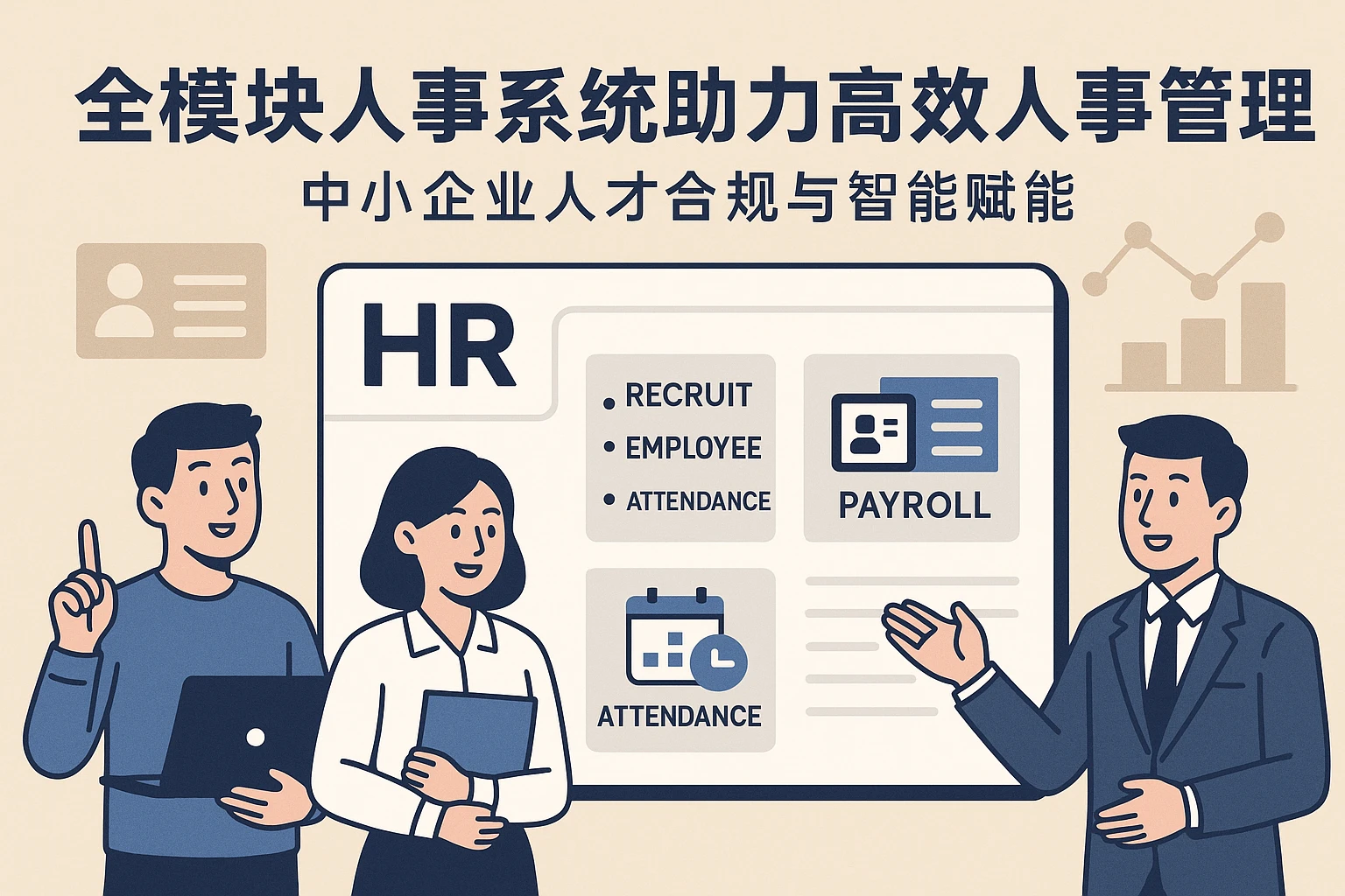 全模块人事系统助力高效人事管理——中小企业人才合规与智能赋能