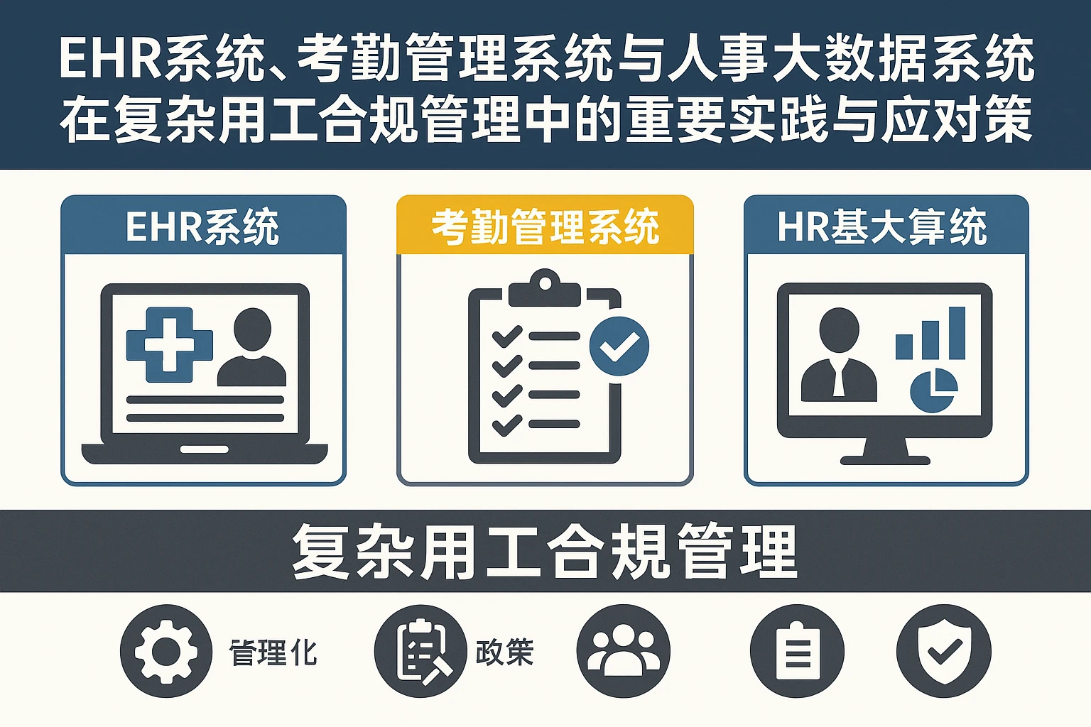EHR系统、考勤管理系统与人事大数据系统在复杂用工合规管理中的重要实践与应对策略