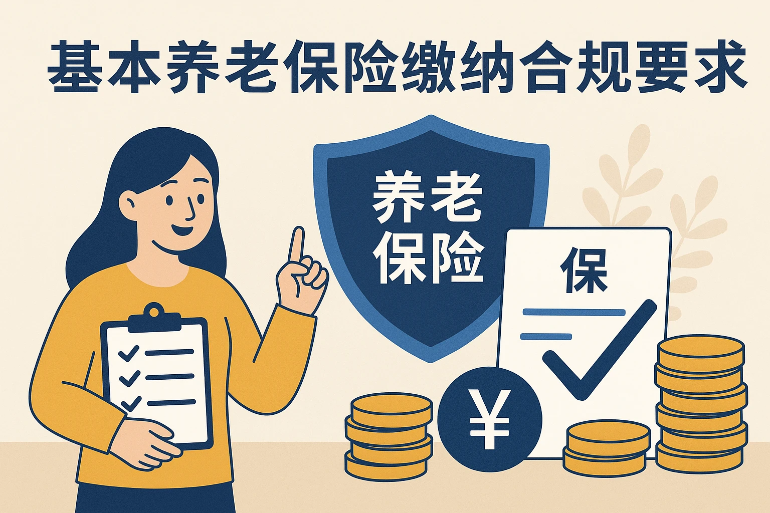 基本养老保险缴纳的合规要求