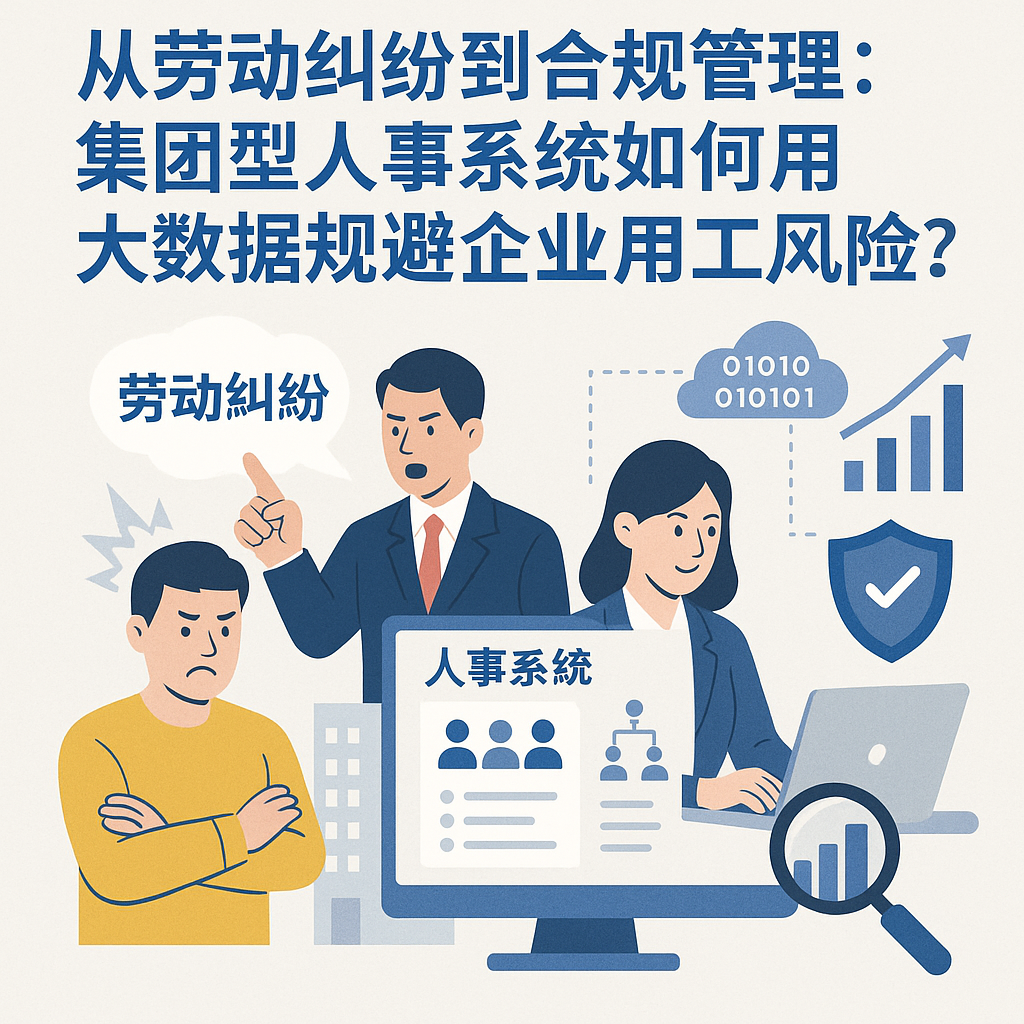 从劳动纠纷到合规管理：集团型人事系统如何用大数据规避企业用工风险？