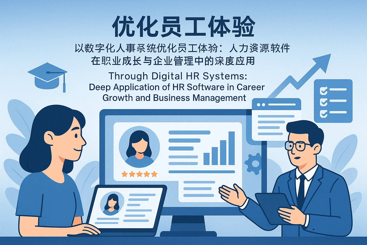 以数字化人事系统优化员工体验：人力资源软件在职业成长与企业管理中的深度应用